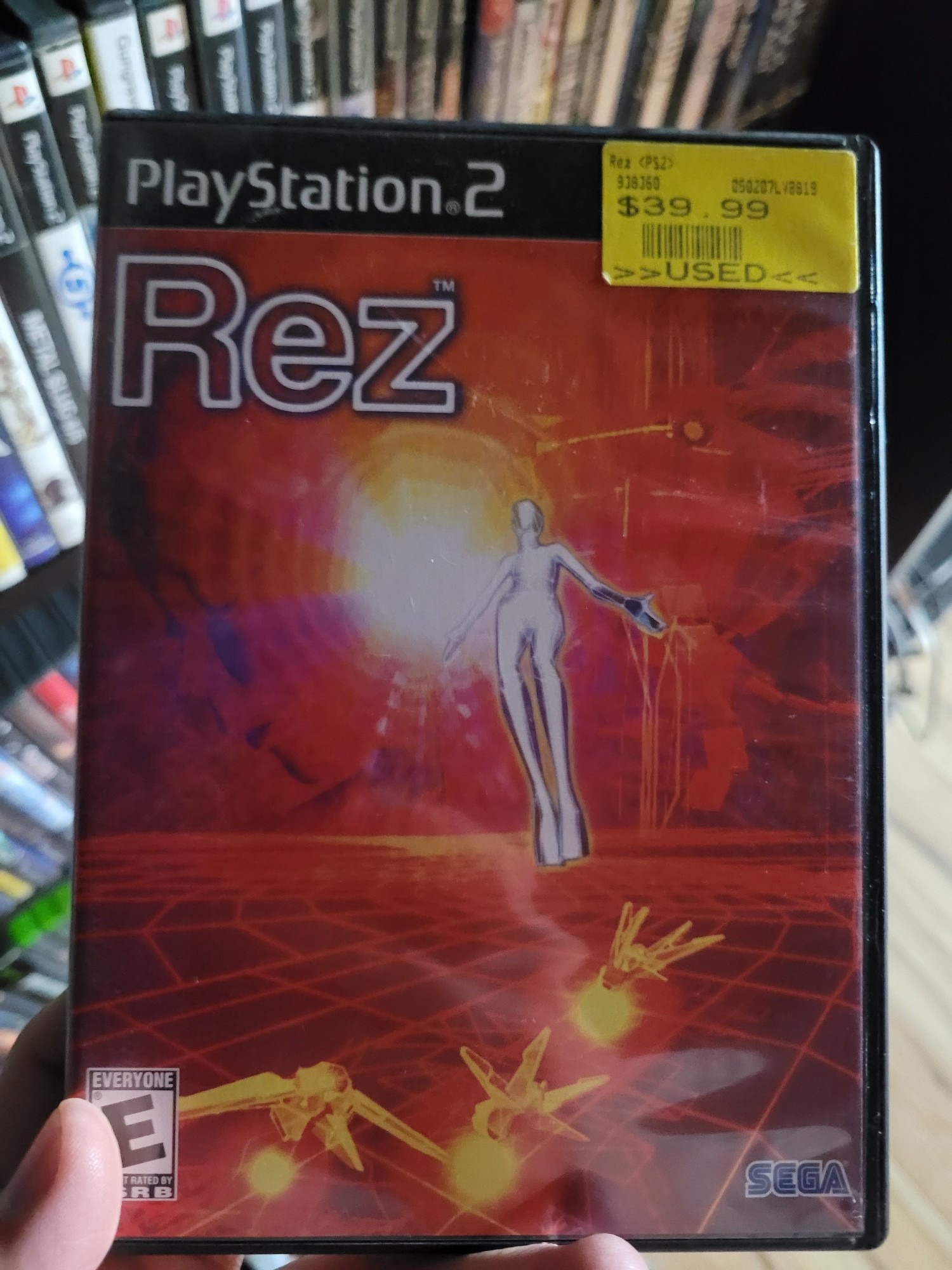 A copy of Rez for the Playstation 2