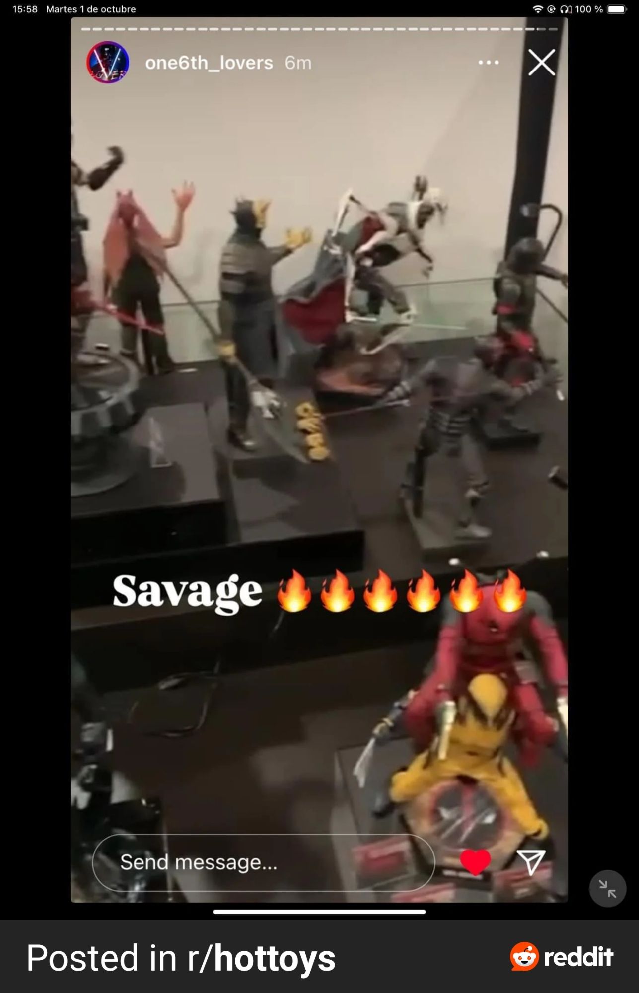 Blurry photo of upcoming Hot Toys figures including Savage Opress from The Clone Wars