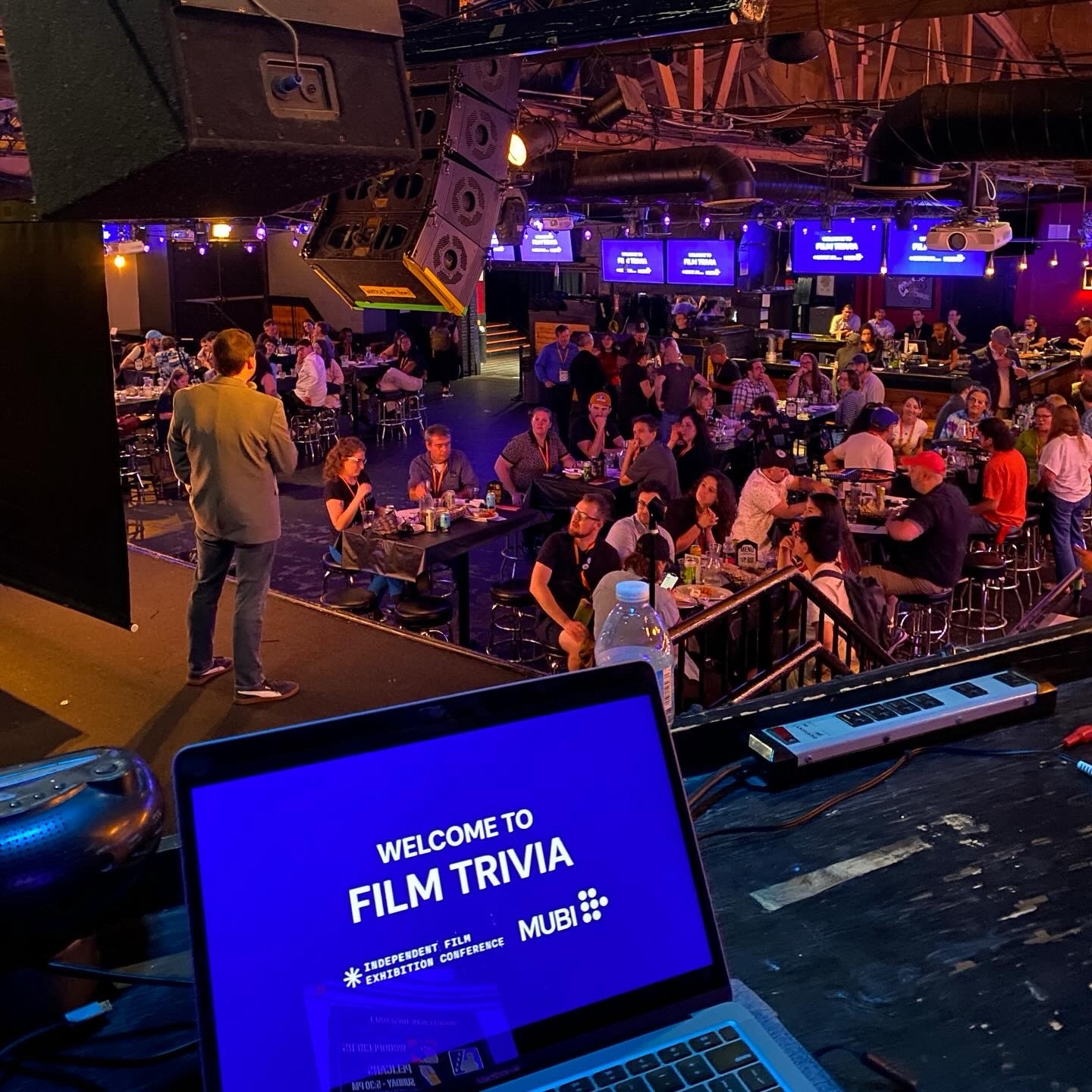 The MUBI sponsored film trivia night at Joe’s on Weed Street