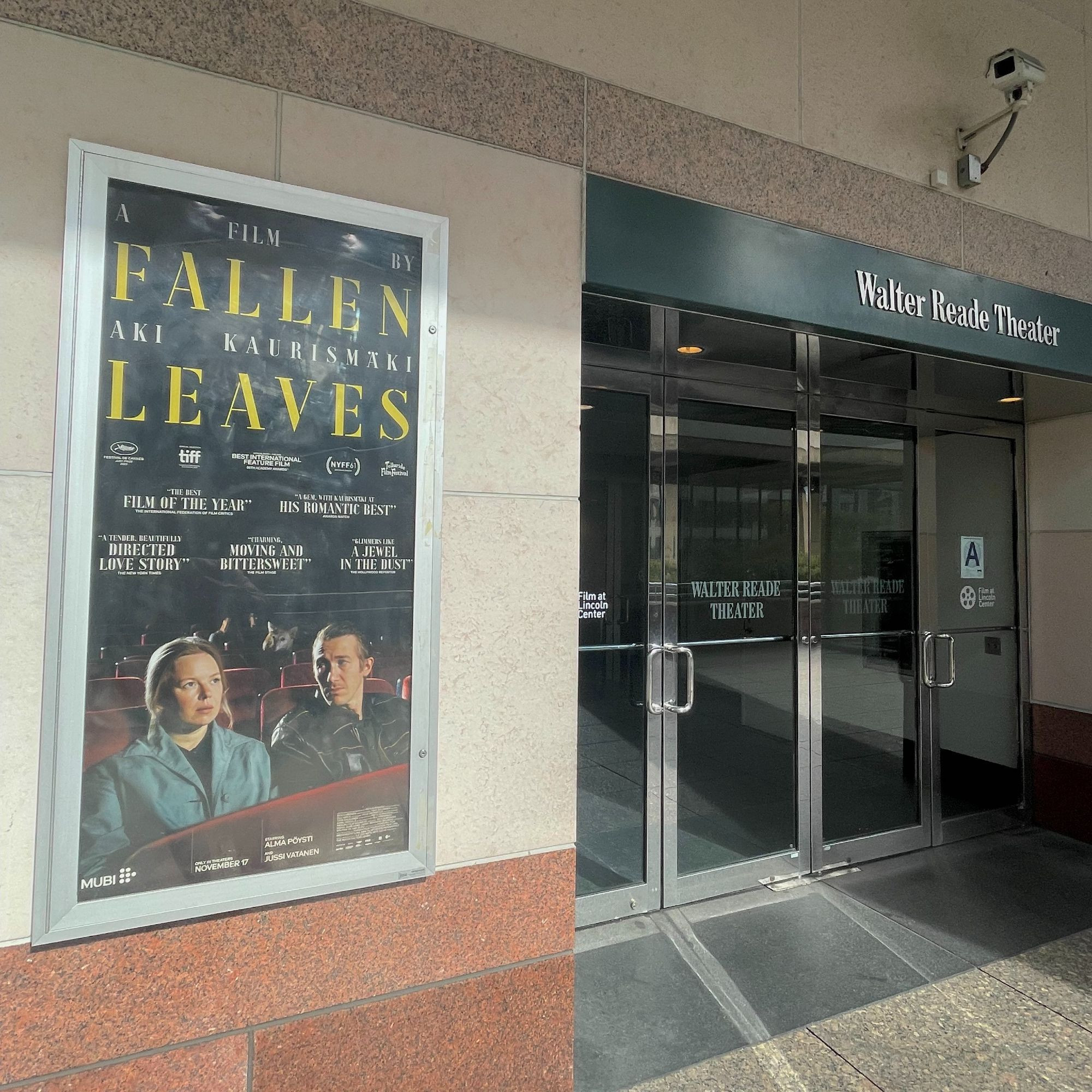 Poster for Fallen Leaves at Film at Lincoln Center in New York