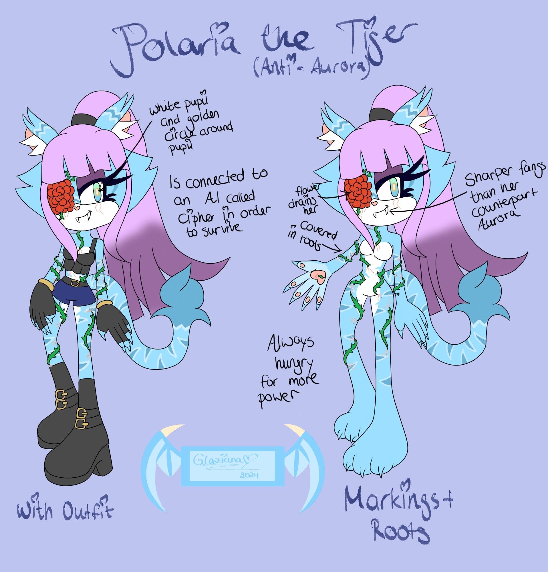 Polaria the Tiger Ref Sheet
(Anti-Aurora)