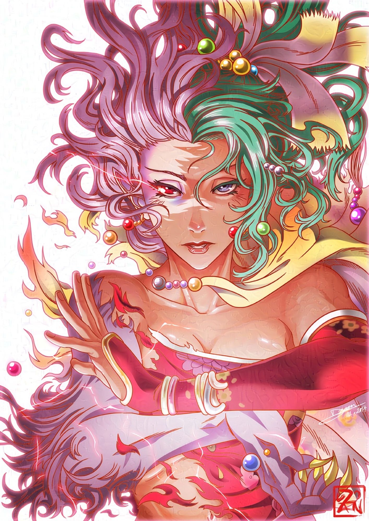 Fan art of Terra Branford from Final Fantasy VI