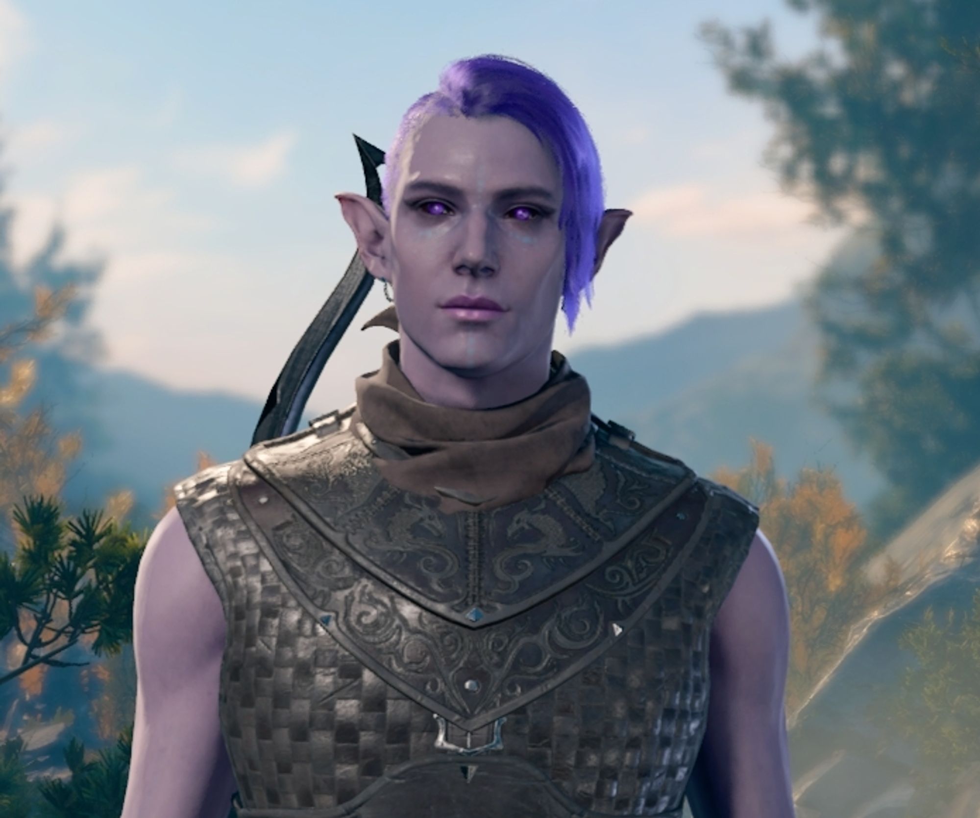 Baldur's Gate 3 character creator.