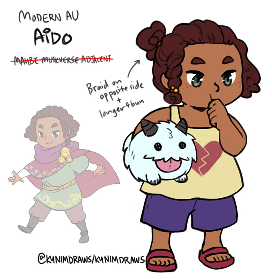 Profile of Aido in modern AU