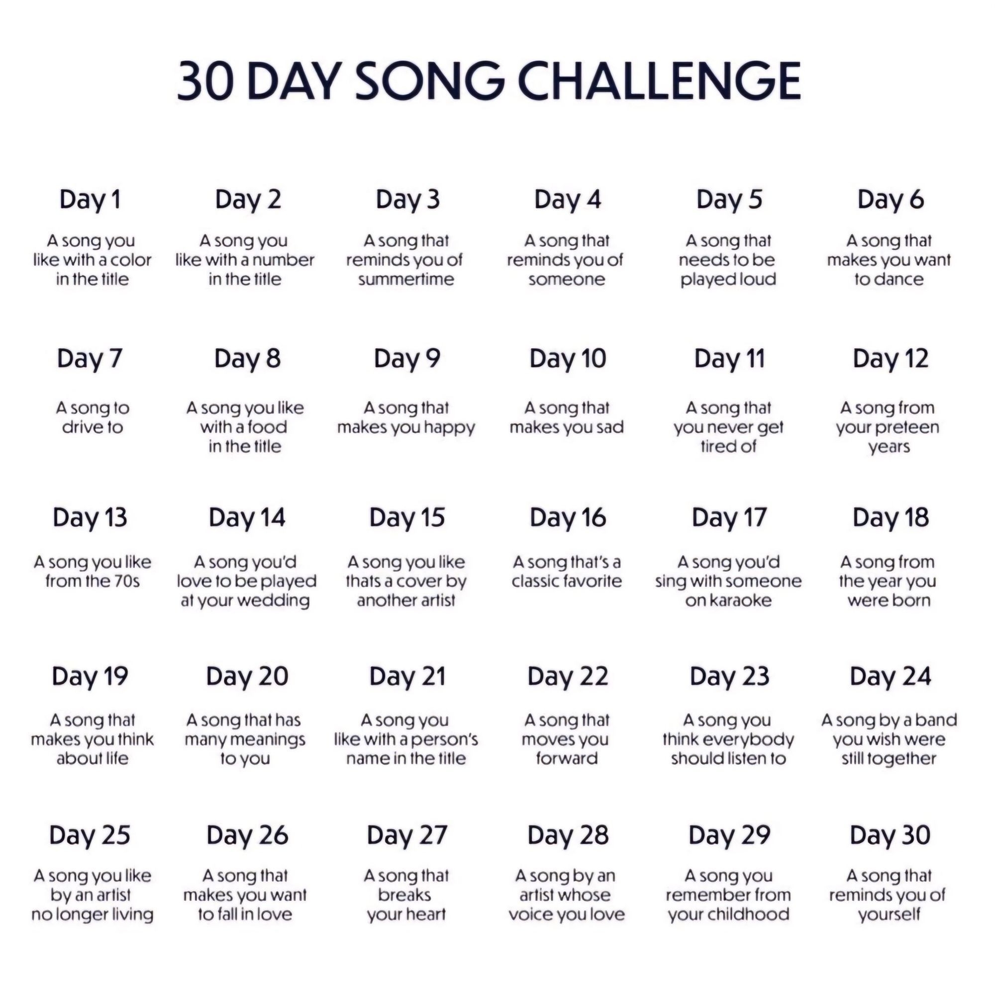 Thirty day Song Challenge

Day 2

A song you like with a number in the title.