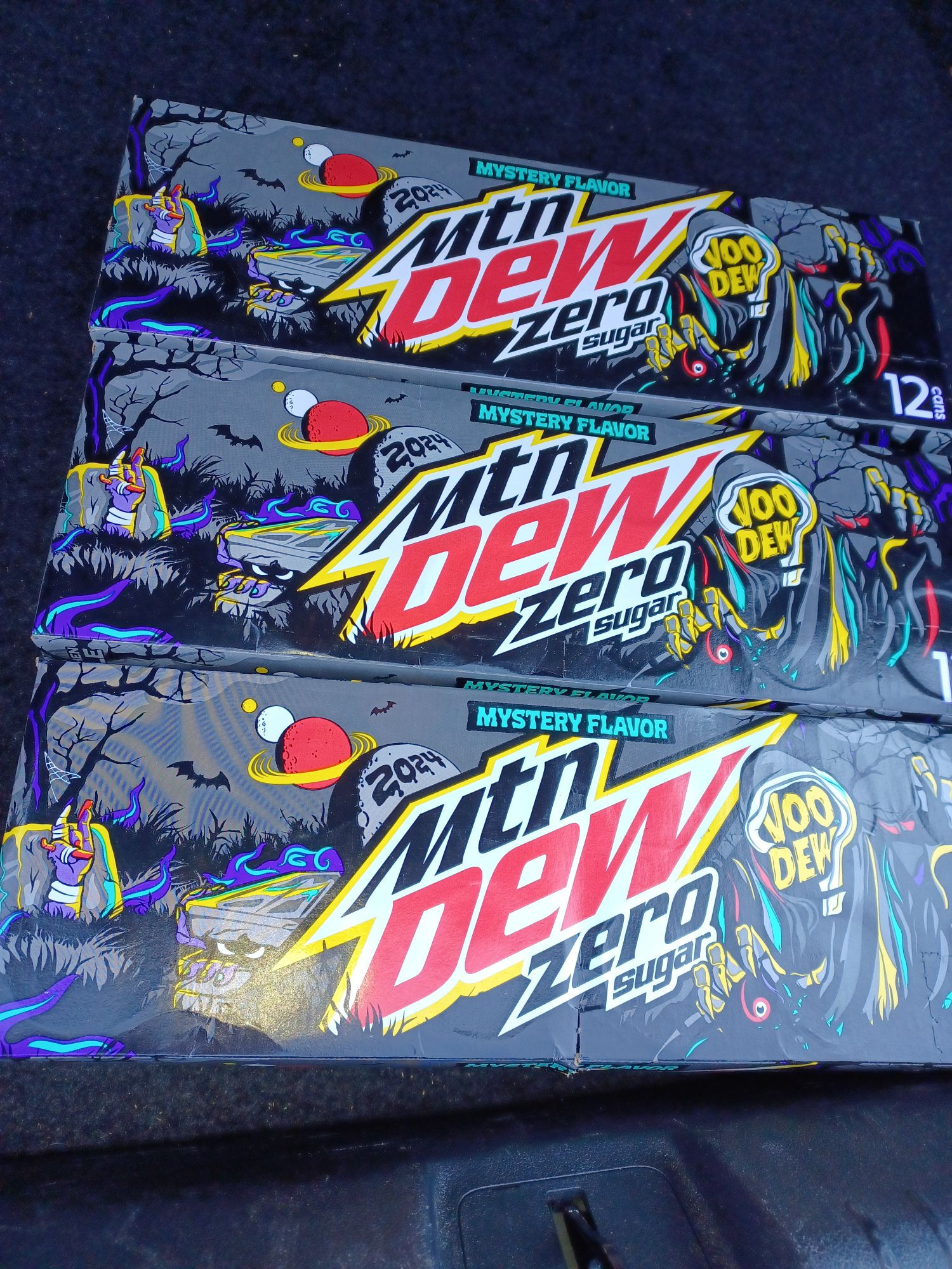 Three 12-packs of Mtn Dew Zero Sugar: Voo Dew 2024