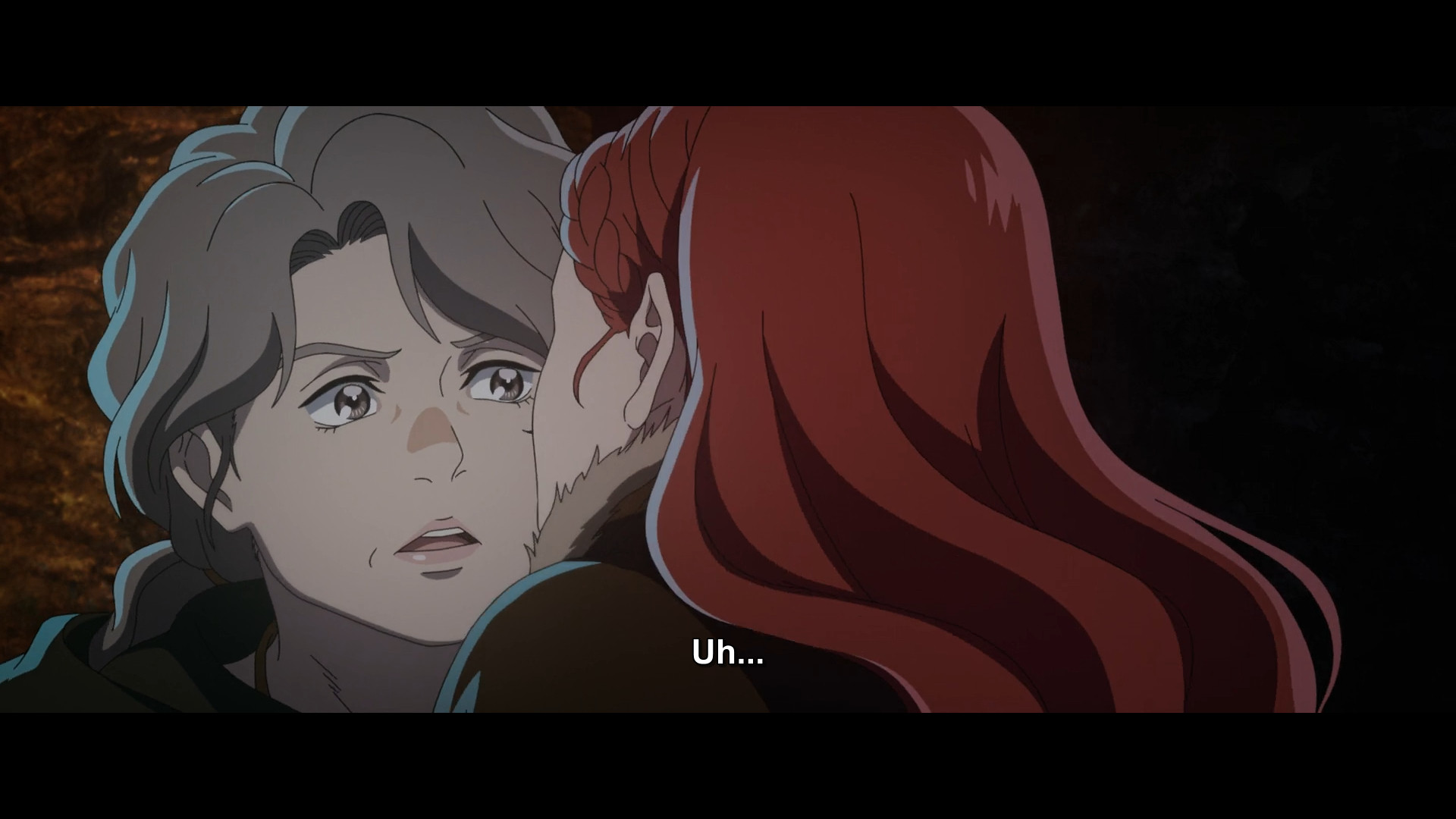 Hera kissing Olwyn
"Uh..."