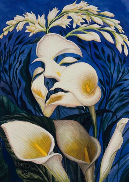 Artwork: 'Ecstasy of the Lillies' by Octavio Ocampo