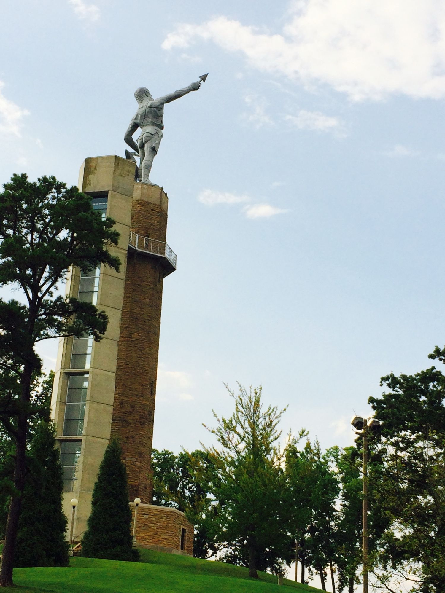 The statue of Vulcan in Birmingham, Alabama.