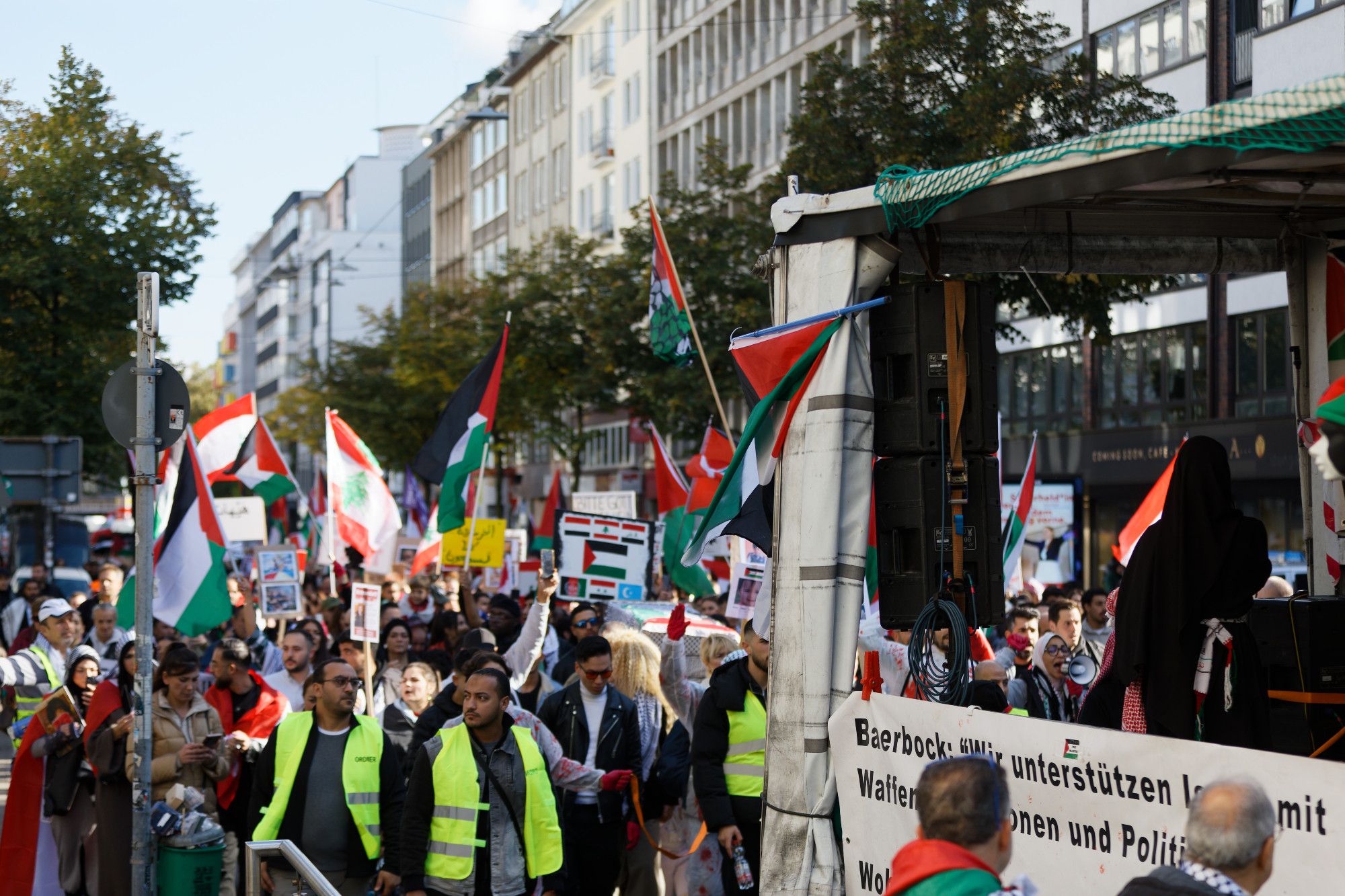 Demonstration mit den Teilnehmern