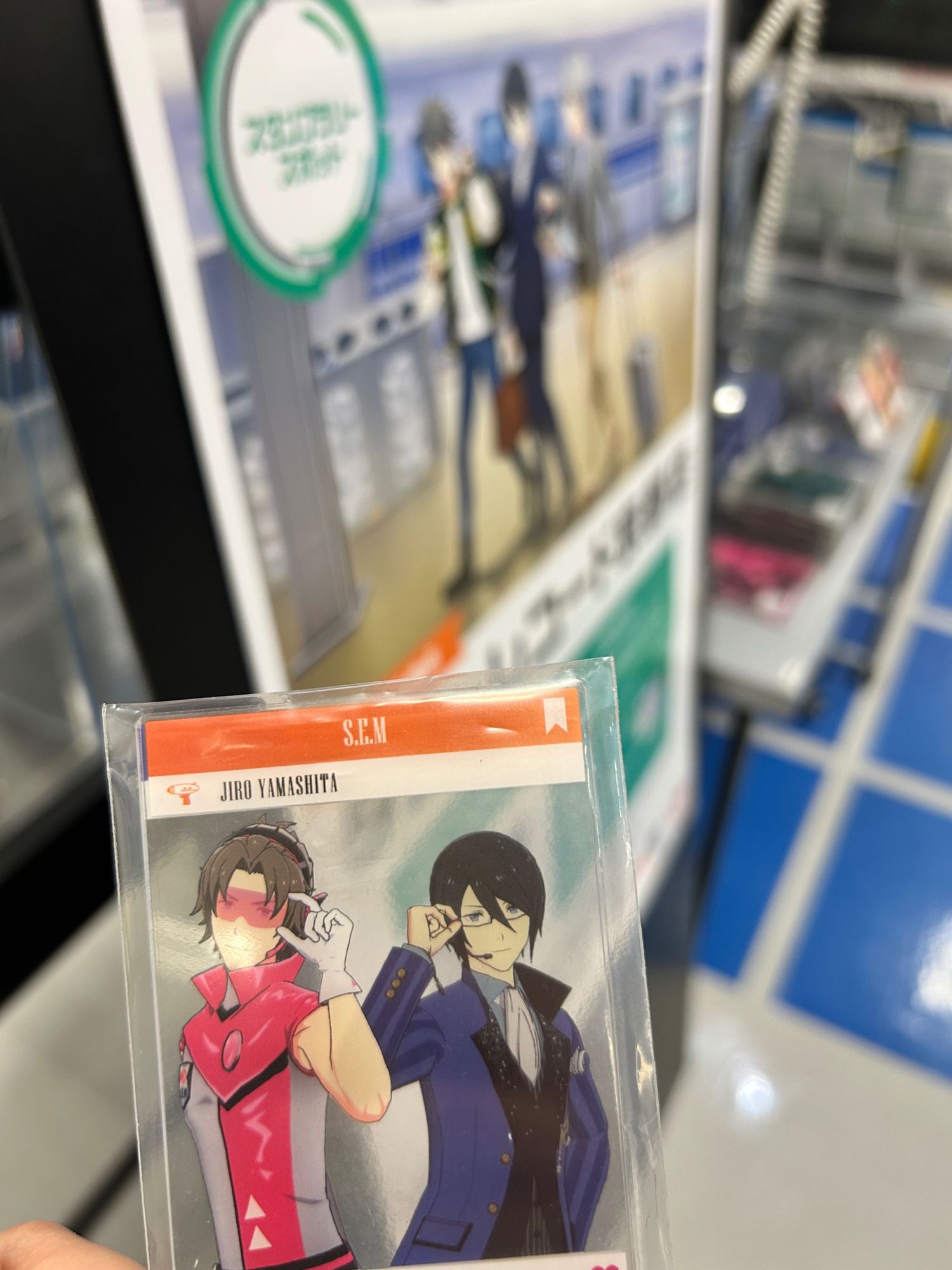 JR推し旅スタンプラリー(SideM) 桜庭薫＆山下次郎のアクリルと記念撮影①