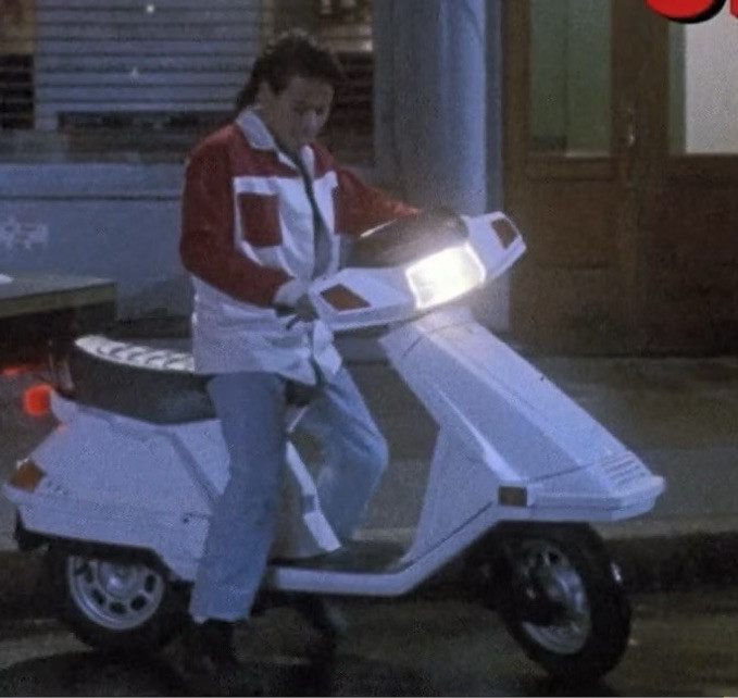 keno from tmnt2 on his scooter