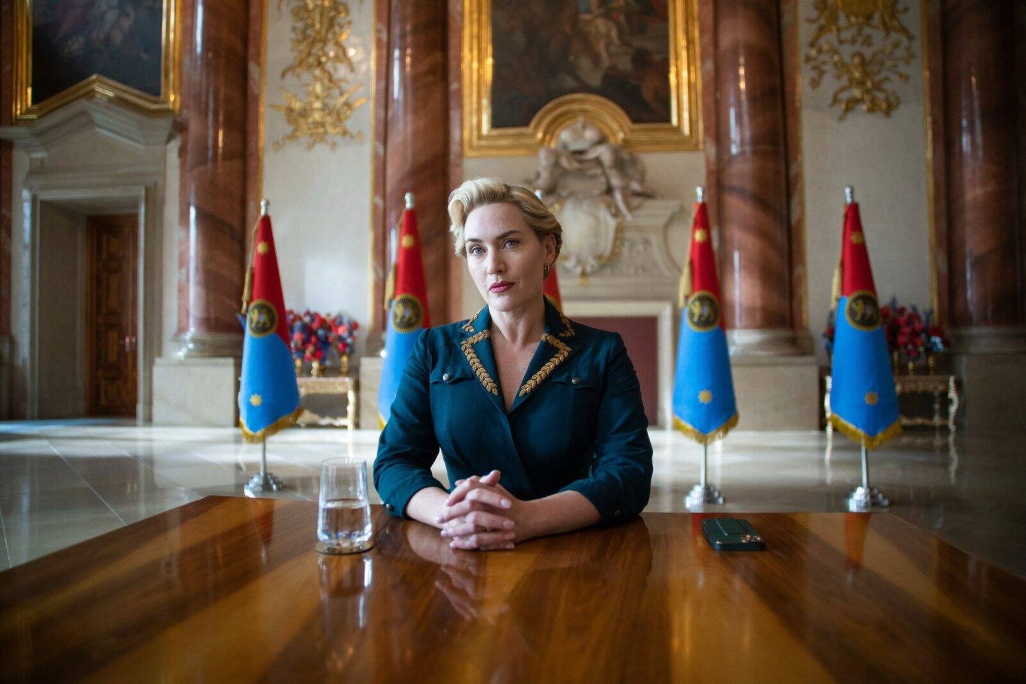 Kate Winslet, impitoyable despote dans « The Regime », coréalisé par Stephen Frears. Photo HBO