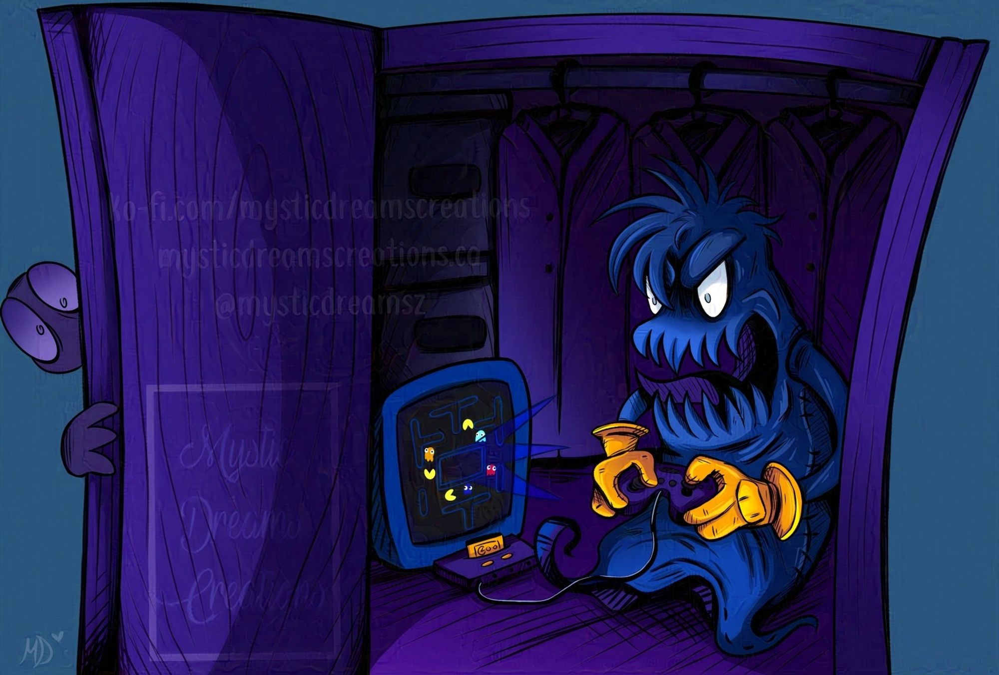 Monster in the Closet 
- GLGamer Fanart