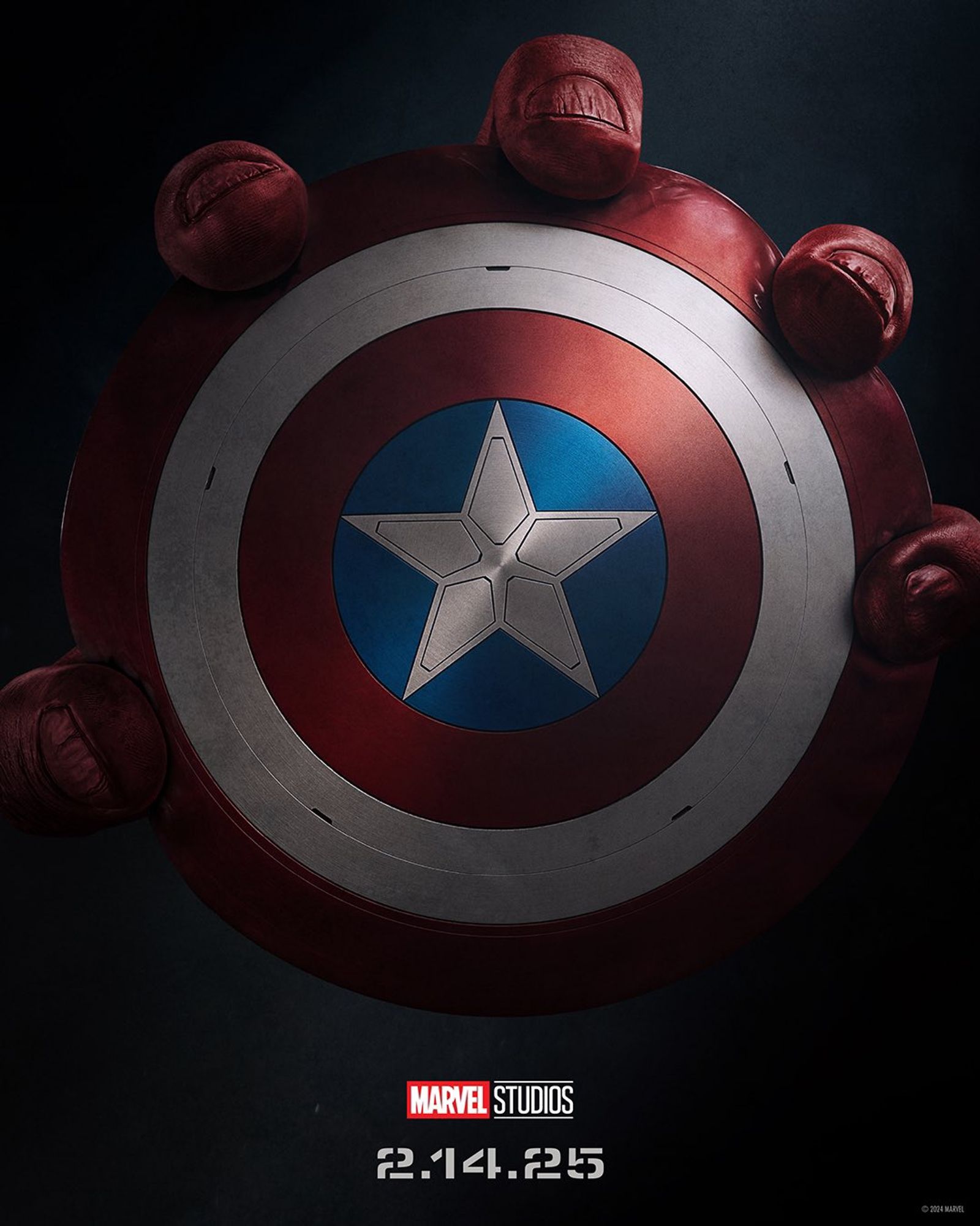 The first poster for ‘CAPTAIN AMERICA: BRAVE NEW WORLD’