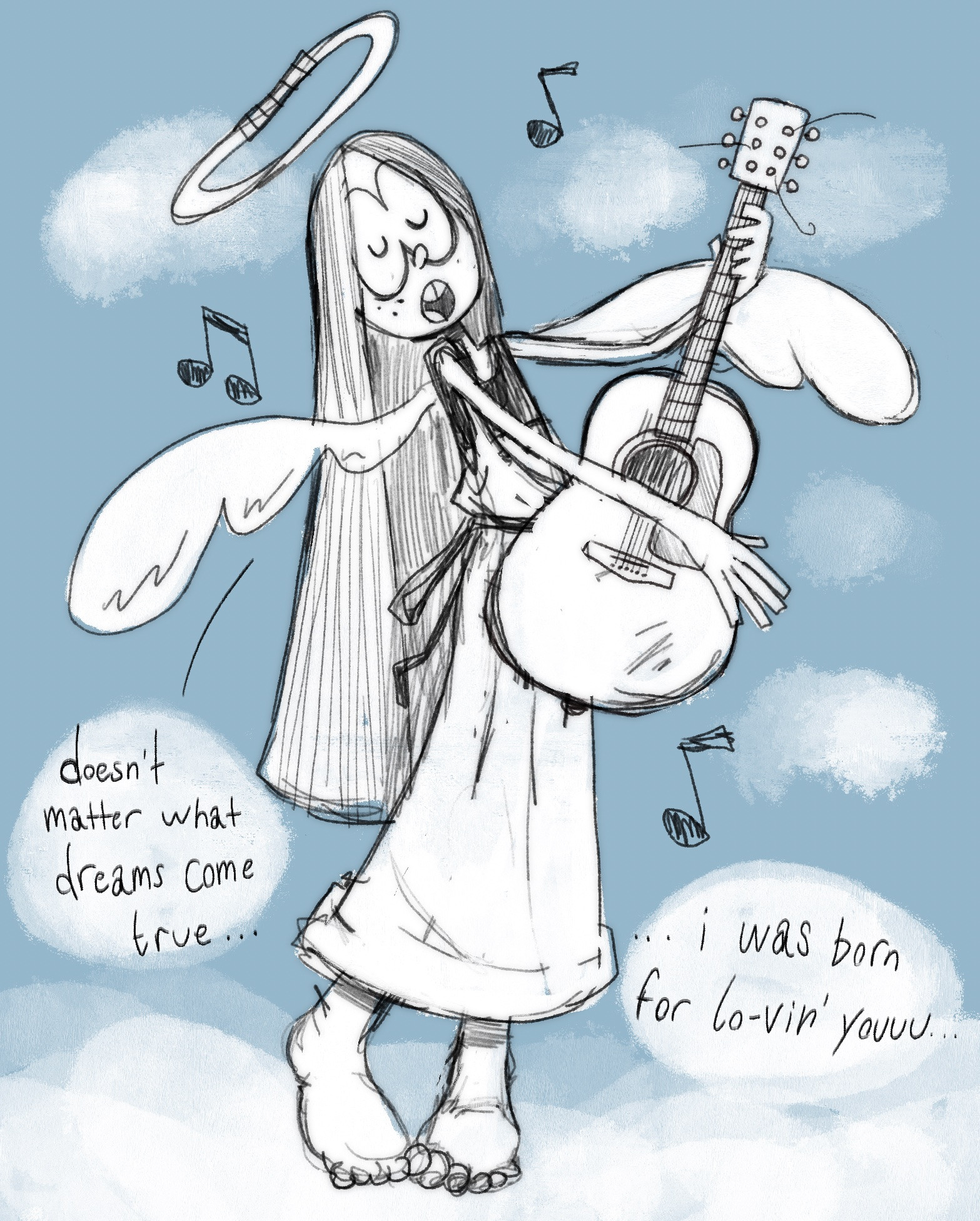 olivia thimthiy playing guitar