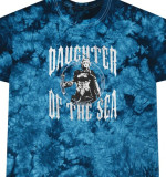 Daughter of the Sea T-shirt on a blue tie-dye shirt by Retnoob. Art features a stern Jaina Proudmoore and bold text. Great gift for World of Warcraft players.

https://www.etsy.com/shop/Retnoob