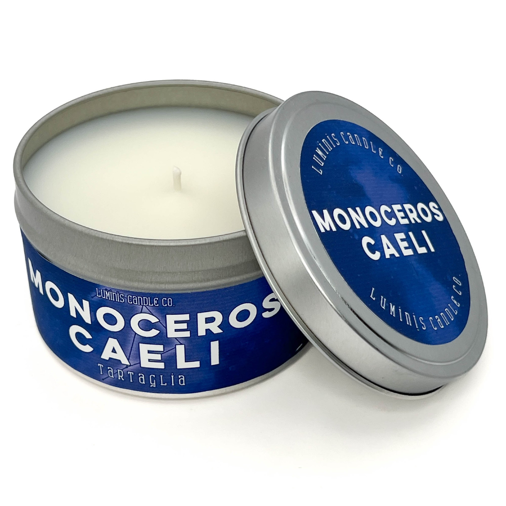 Monoceros Caeli: Tartaglia - Bitter citrus peel, cracked black pepper, cardamom, ginger, nutmeg, jasmine, sea salt, sandalwood, palm leaf, labdanum, amber, white musk.