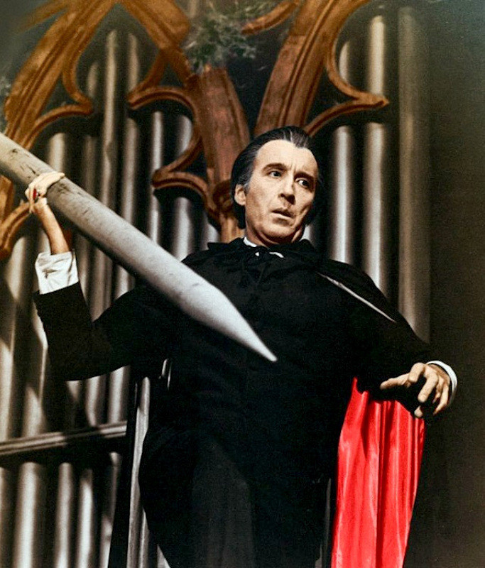 christopher lee as dracula