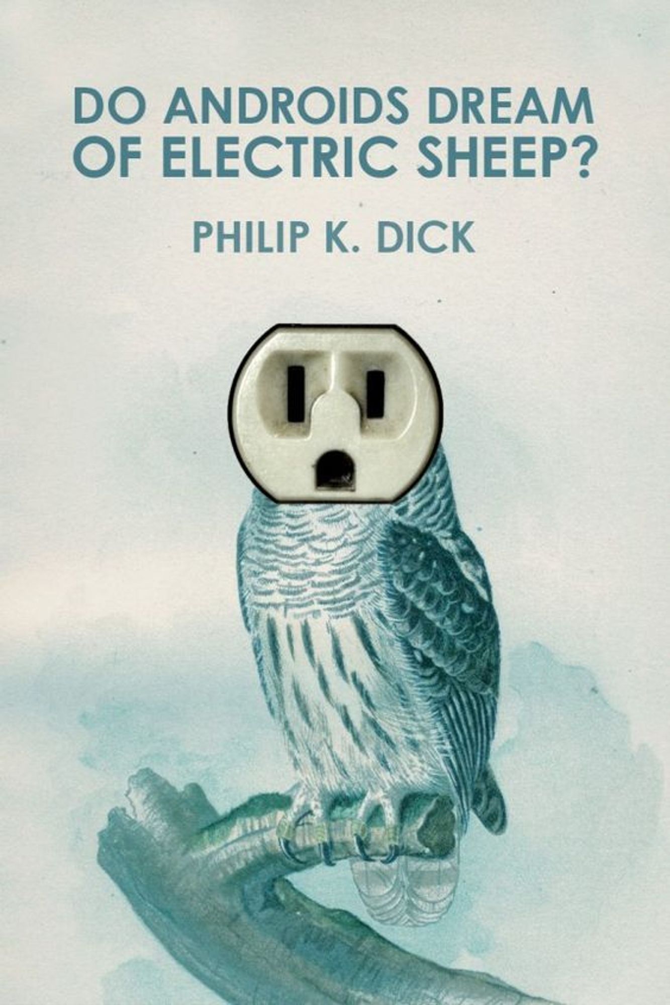 book cover
do androids dream of electronic sheep
philip k. dick
an owl painted around a plug socket, the socket forming its face.