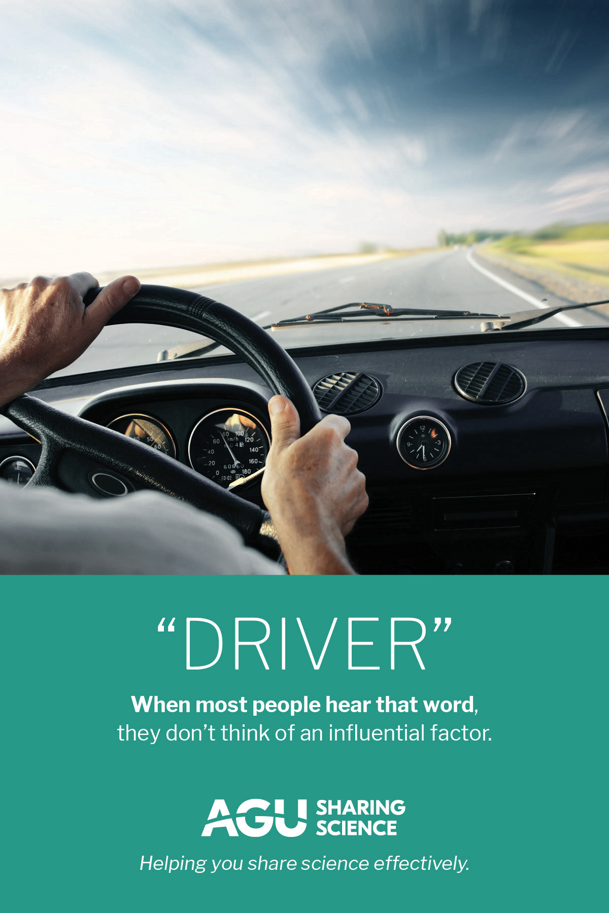 Driver when most people hear the word, they don’t think of an influential factor