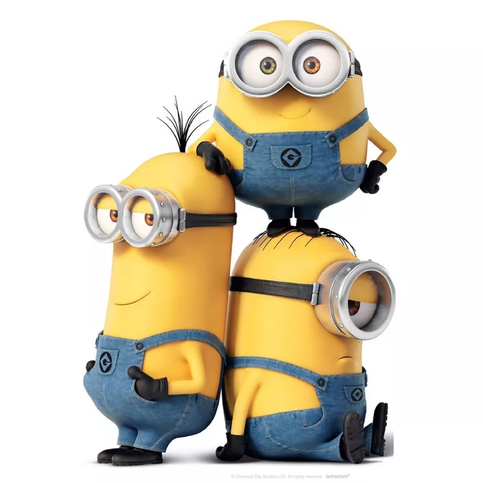 the three minions from despicable me