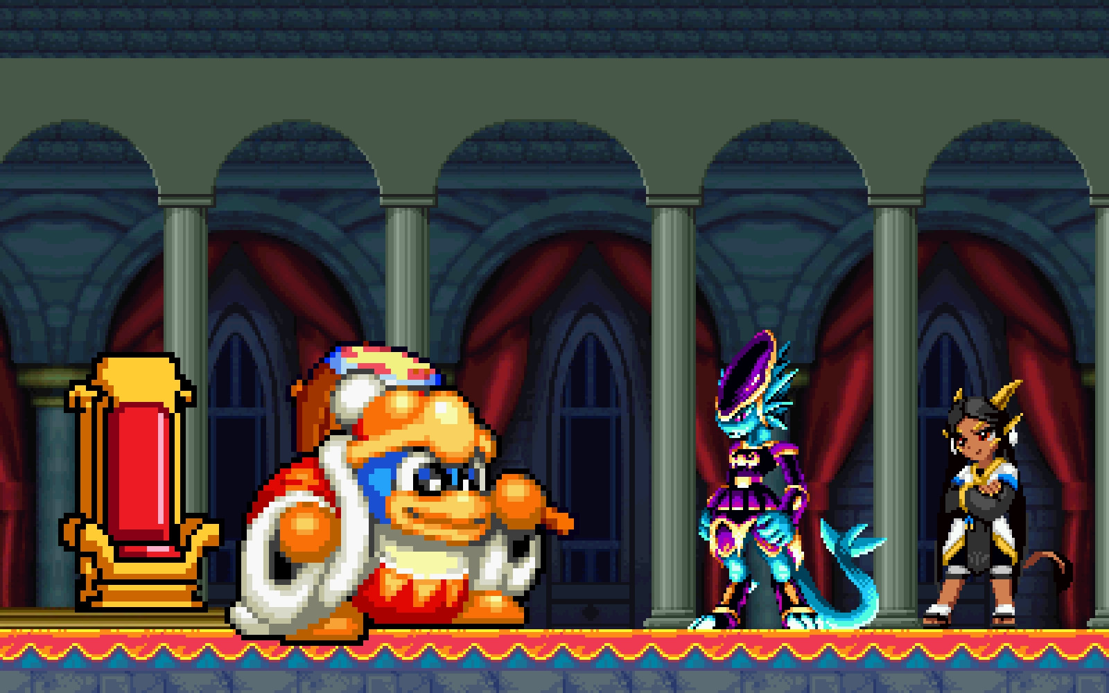 Merga and Cordelia meet King Dedede