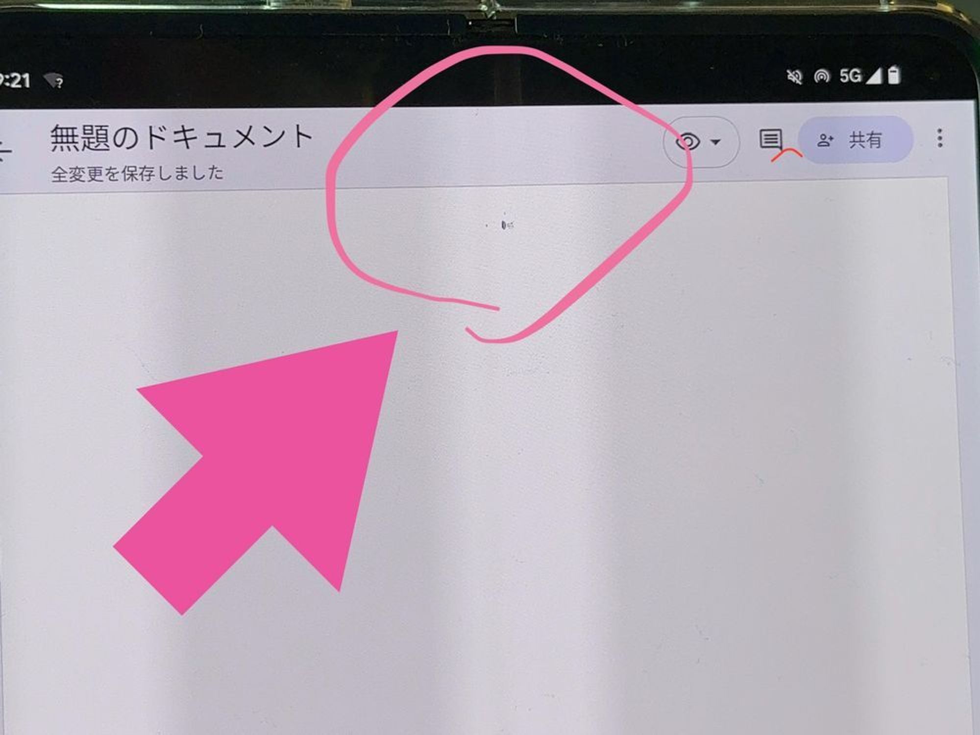 Pixel9 Pro Fold 画面割れ…