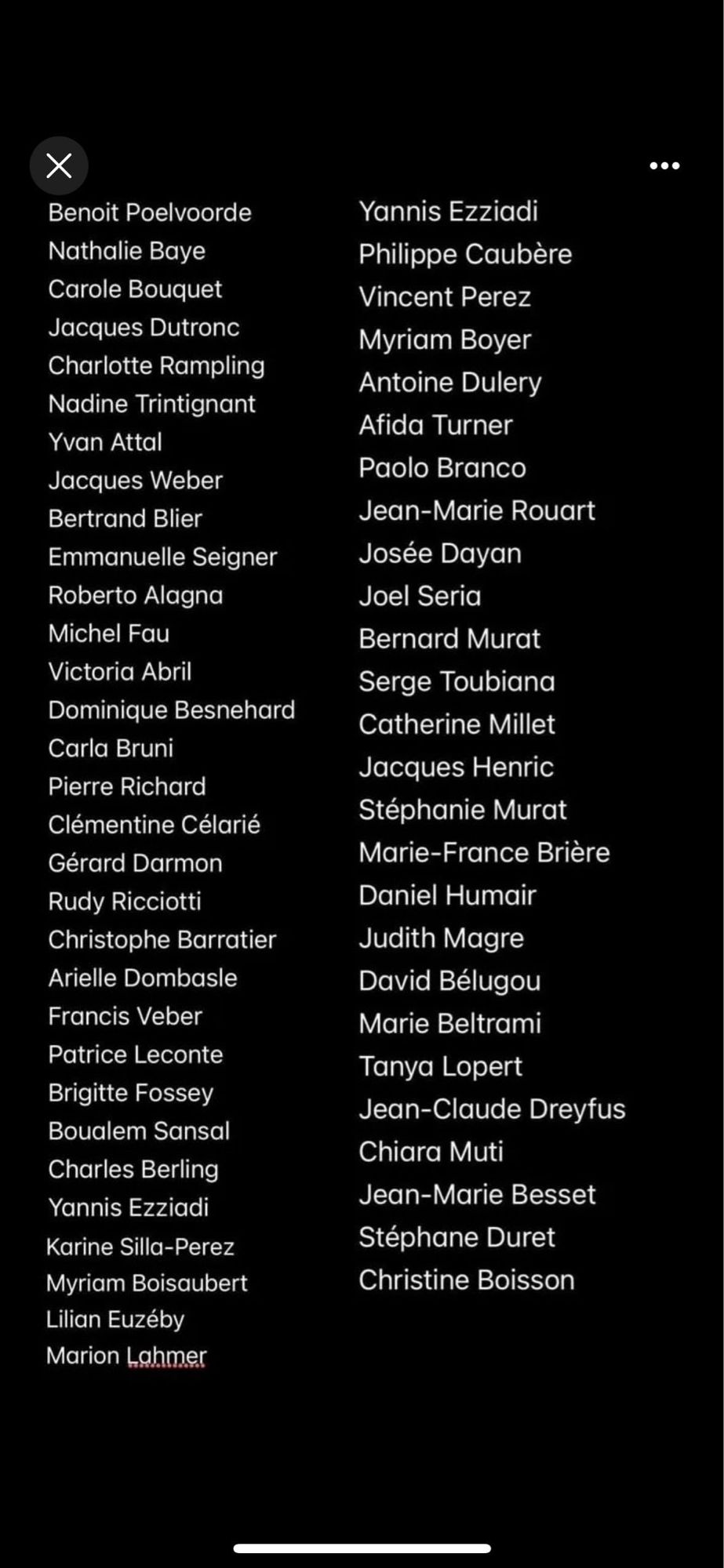 Liste  de la honte des soutiens à Gérard Depardieu