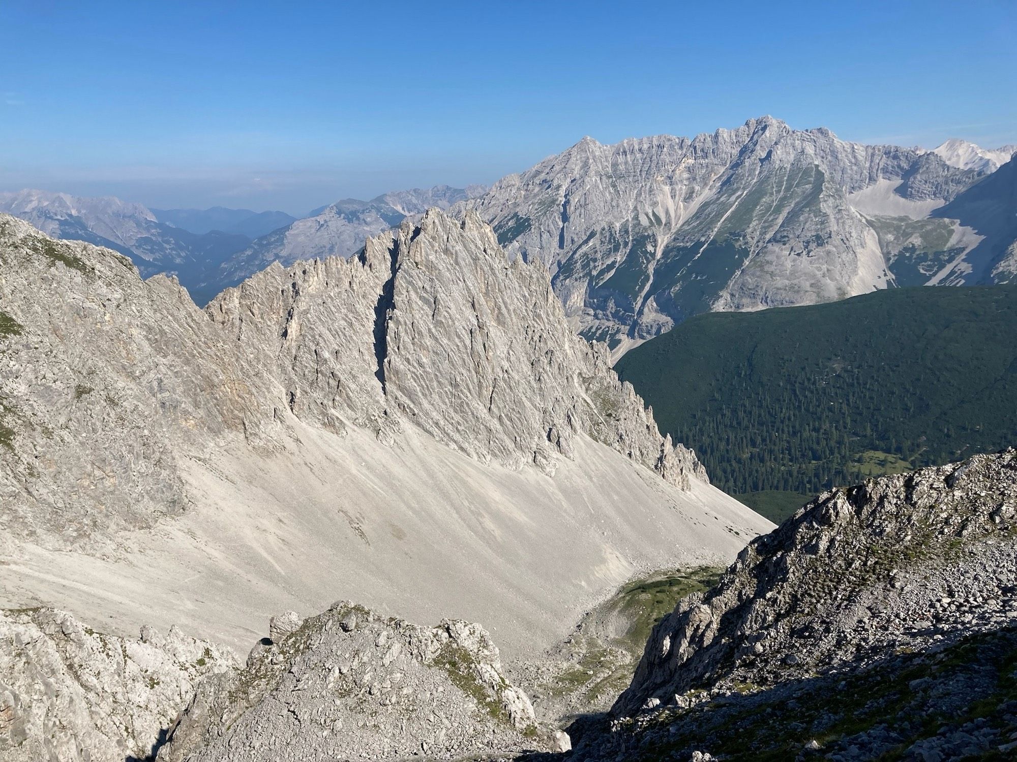 Die Nordkette (Höhe Innsbruck) - ein Gebirgszug im Karwendel