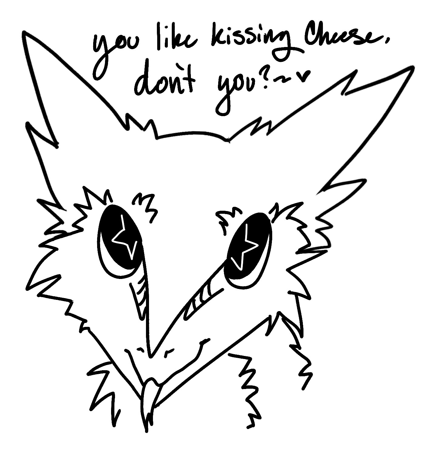 silly little sergal kisser you~