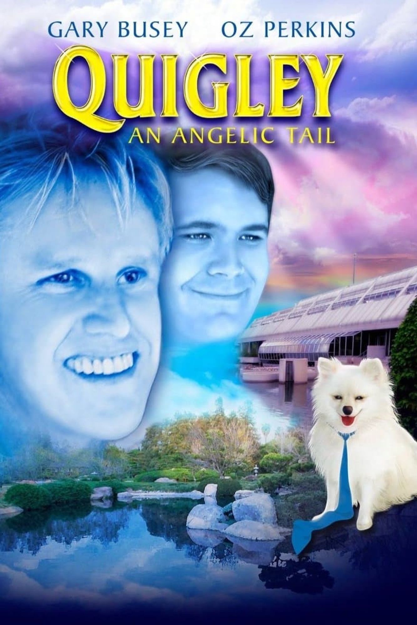 poster for Quigley: An Angelic Tail starring Gary Busey and Oz Perkins