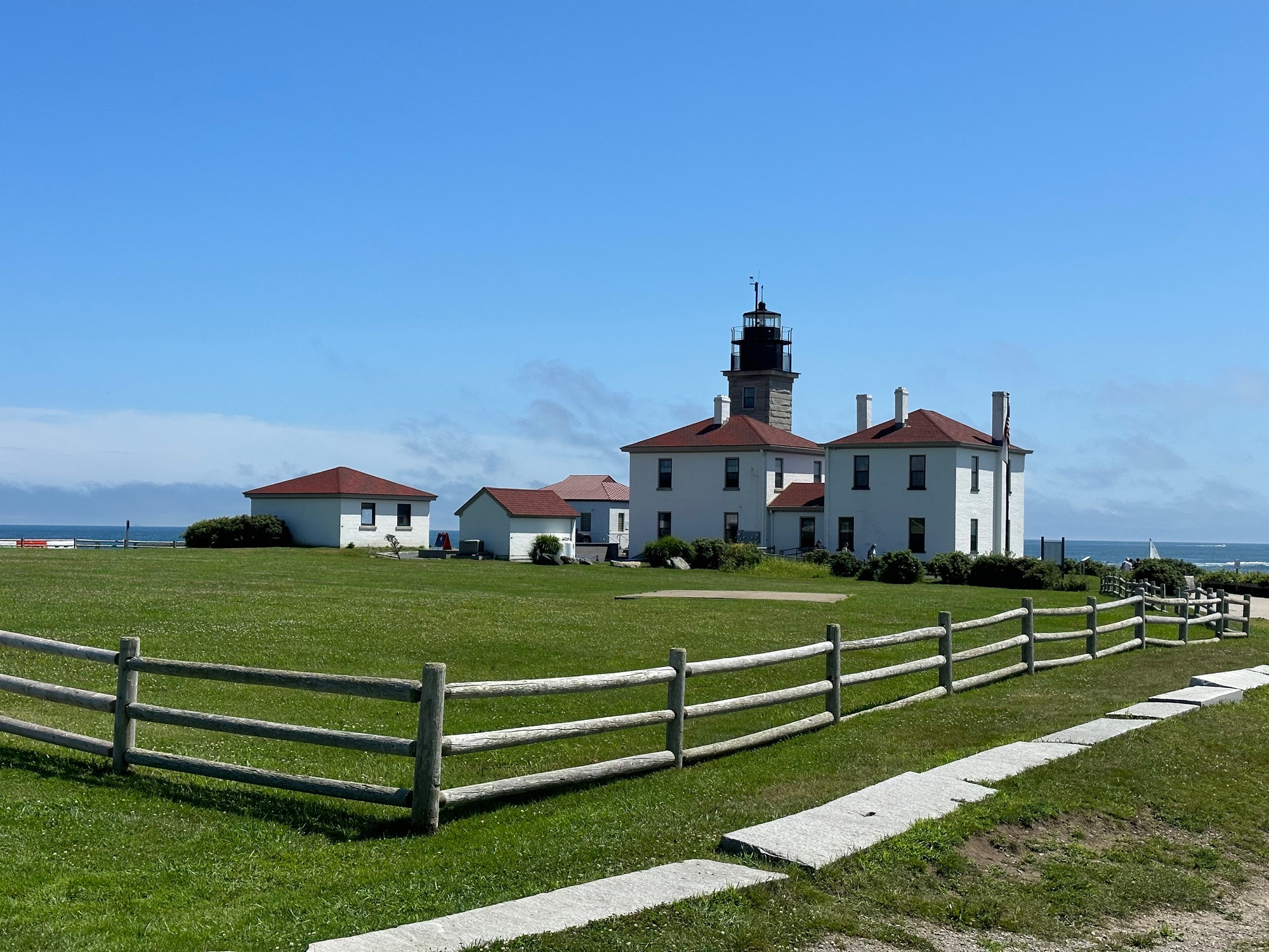 Beavertail Lighthouse in Jamestown Rhode Island 