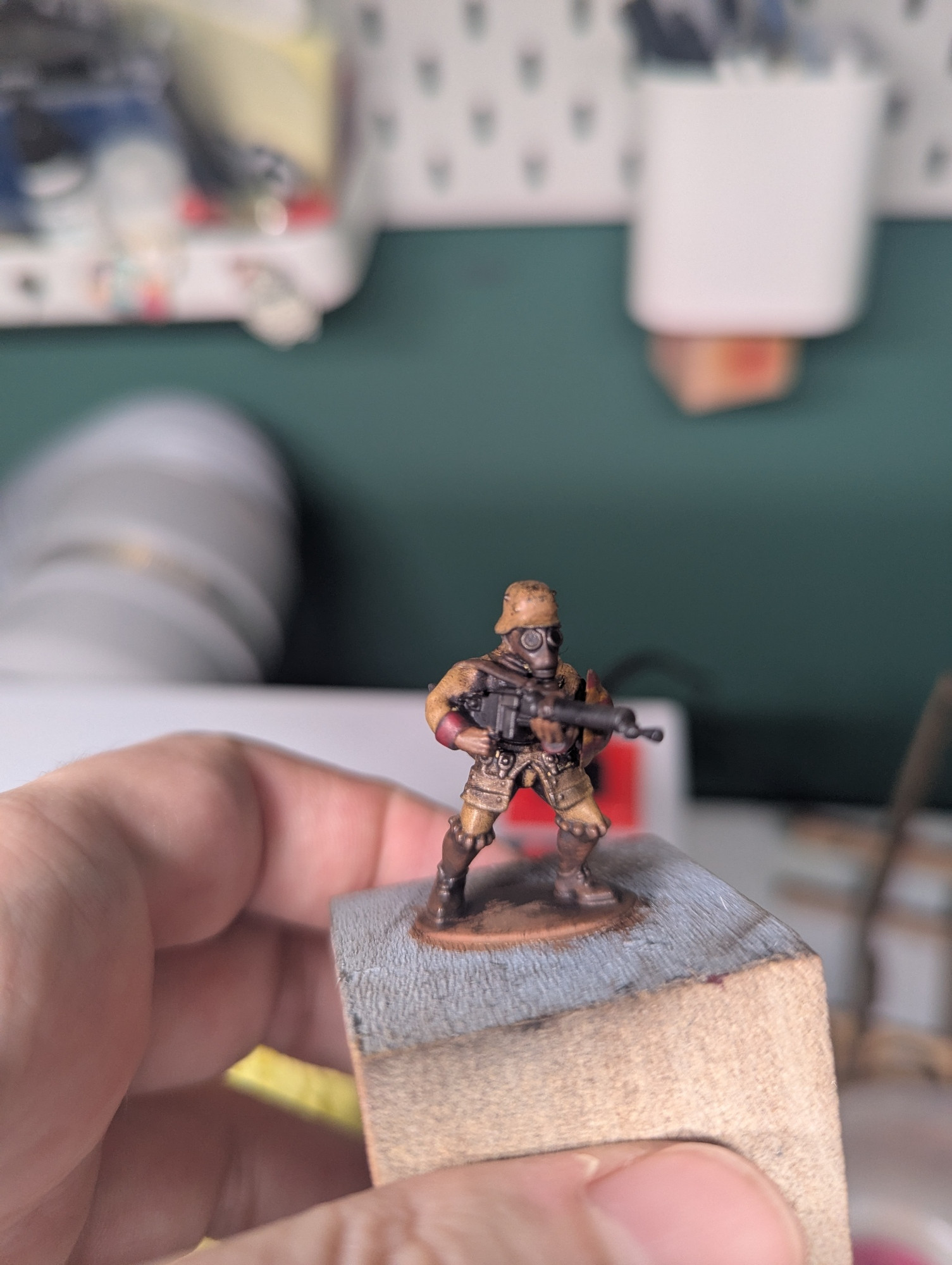 Mini with oil wash