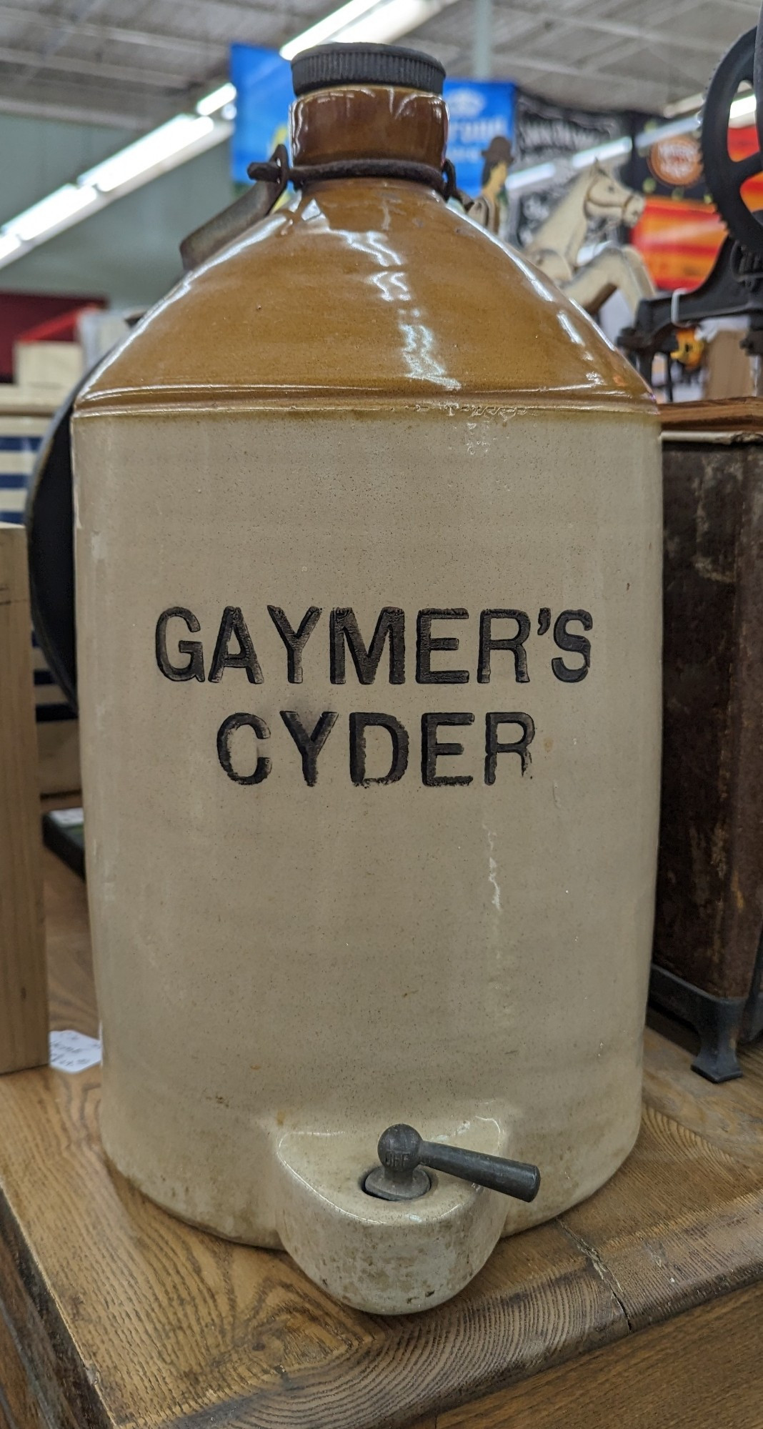 an old bottle labeled gaymer's cyder