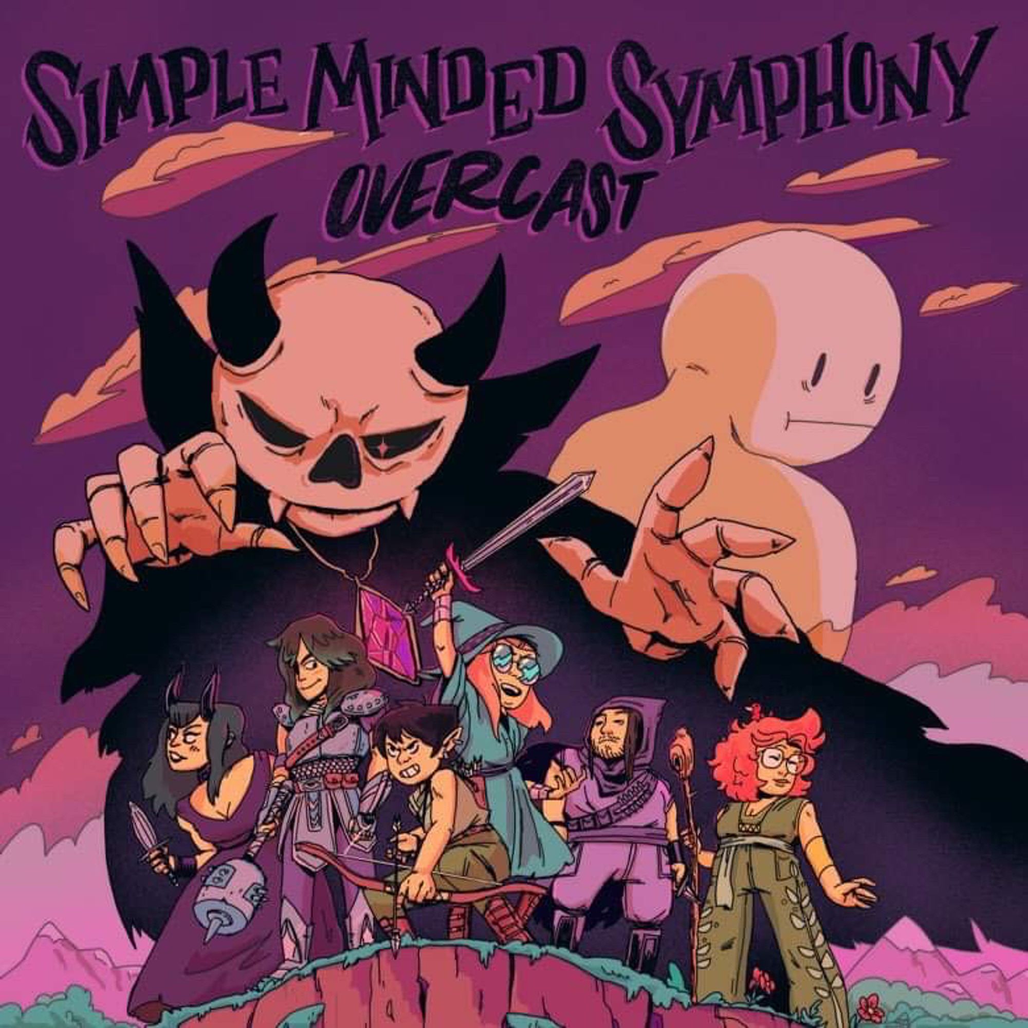 Simple Minded Symphony Overcast cover art by Josh PM