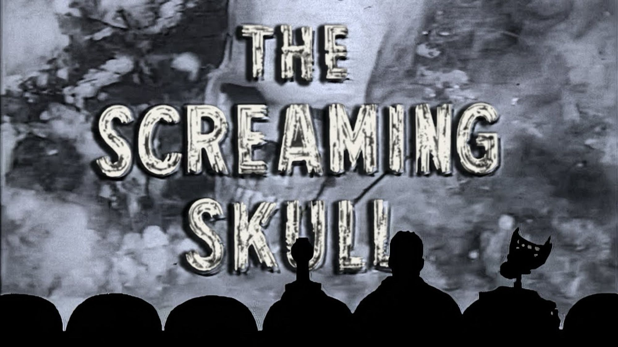 The title card for the Mystery Science Theater 3000 episode “The Screaming Skull”