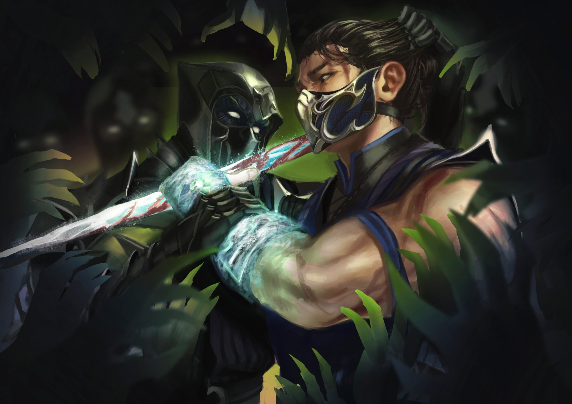 Noob Saibot with Bi Han Sub Zero 