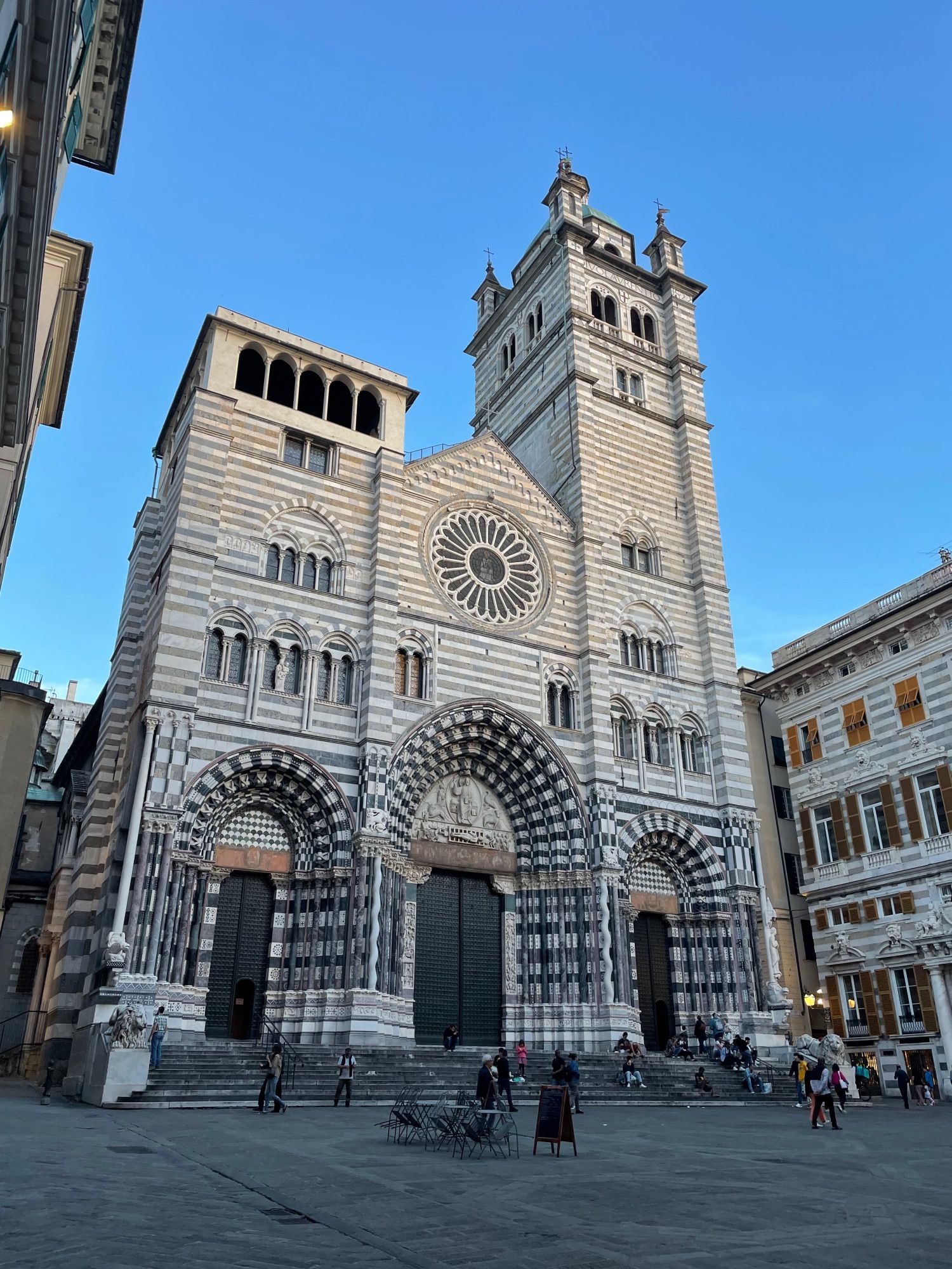 Cathedral of Saint Lorenzo in Genoa Italy