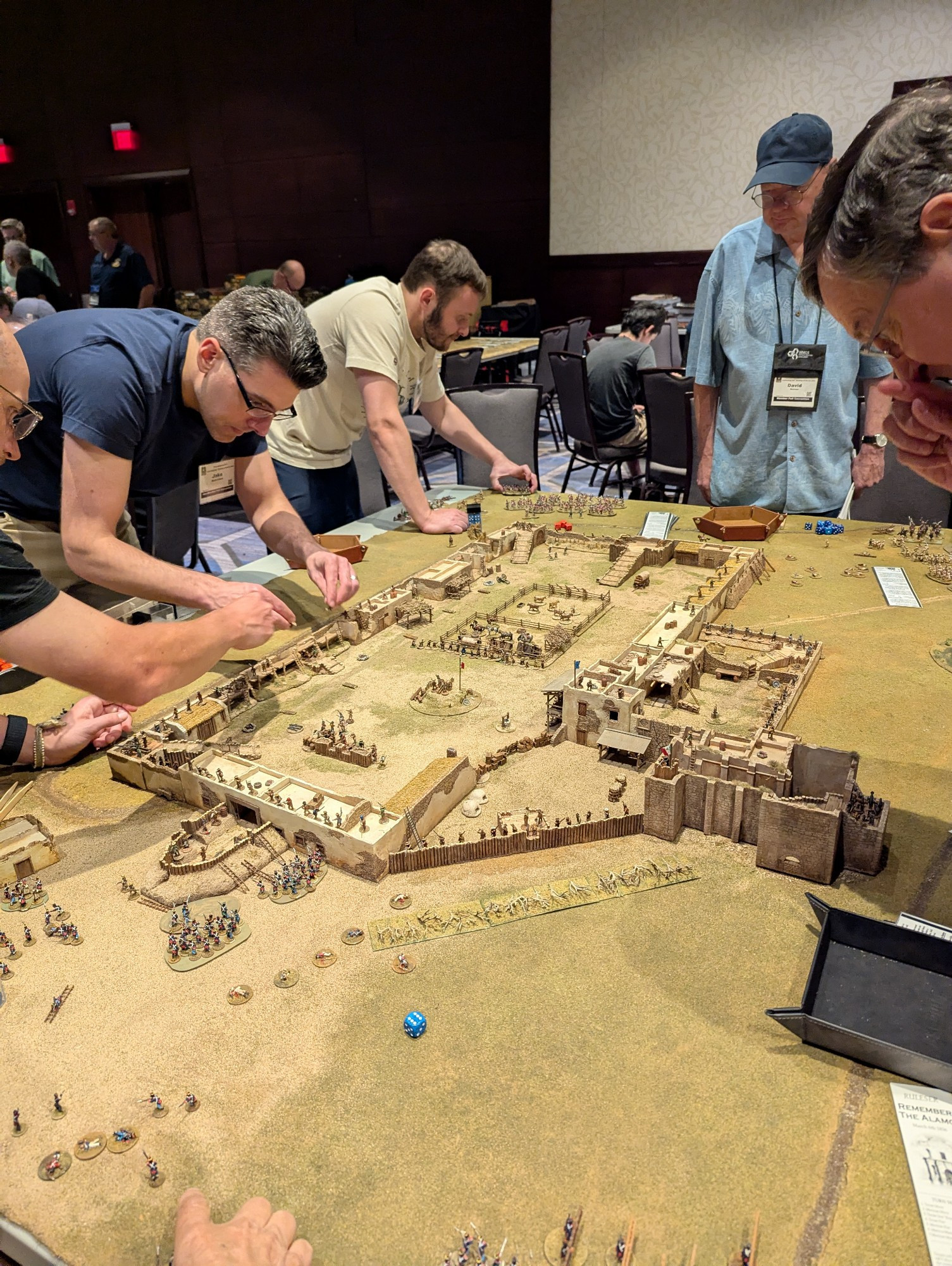 A beautiful 15mm model of the Alamo.