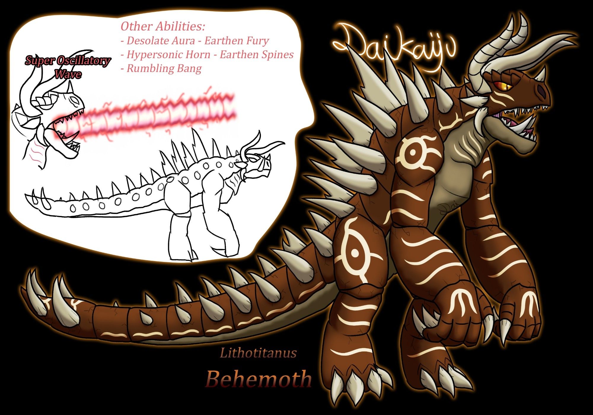 A ref image of the titan of the land, Behemoth.