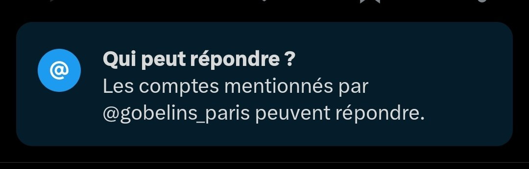 (who can answer ? Only accounts mentionned by @gobelins_paris)