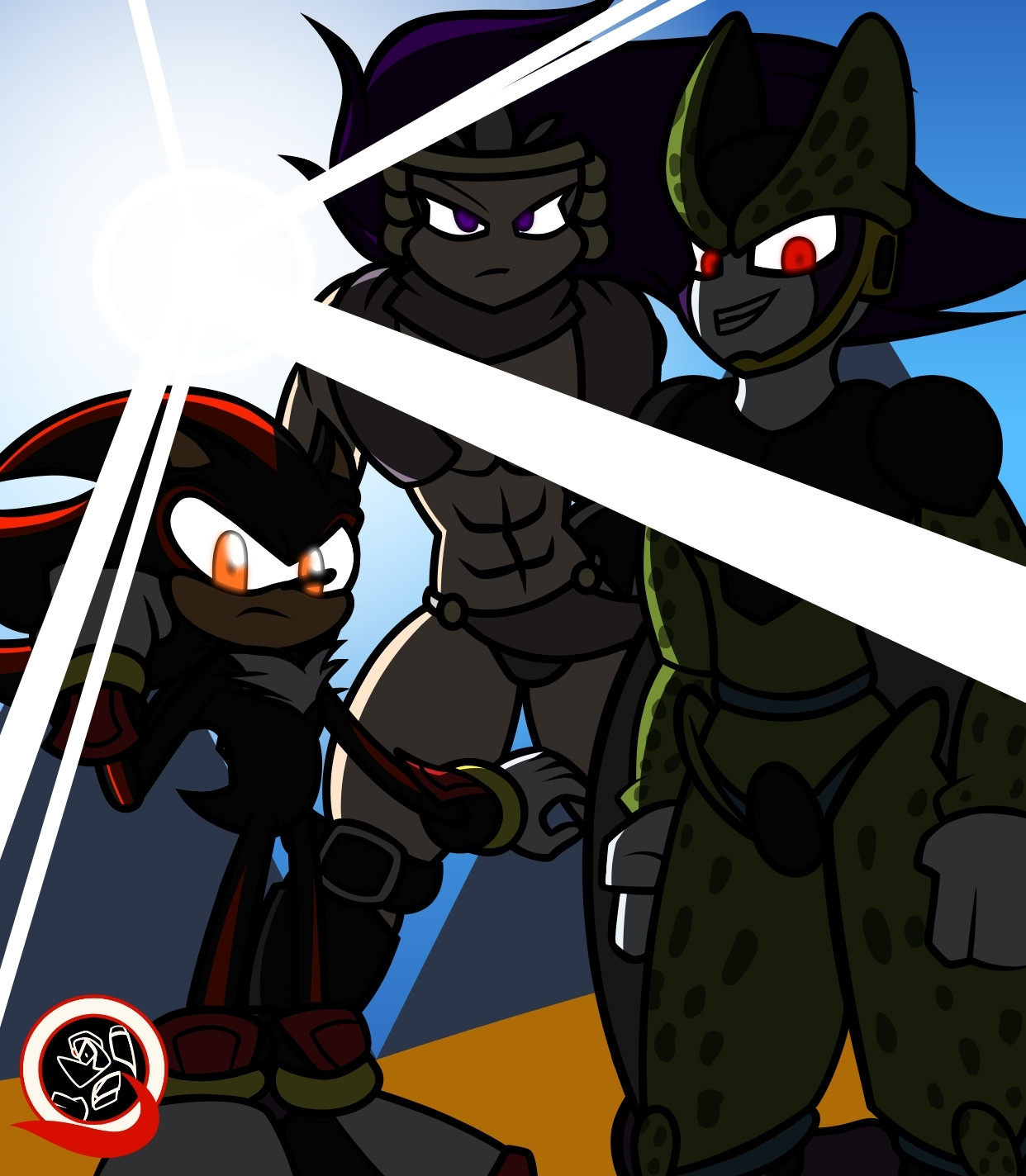 Left: Shadow the Hedgehog (StH)
Middle: Kars (JJBA)
Right: Perfect Cell (DBZ)