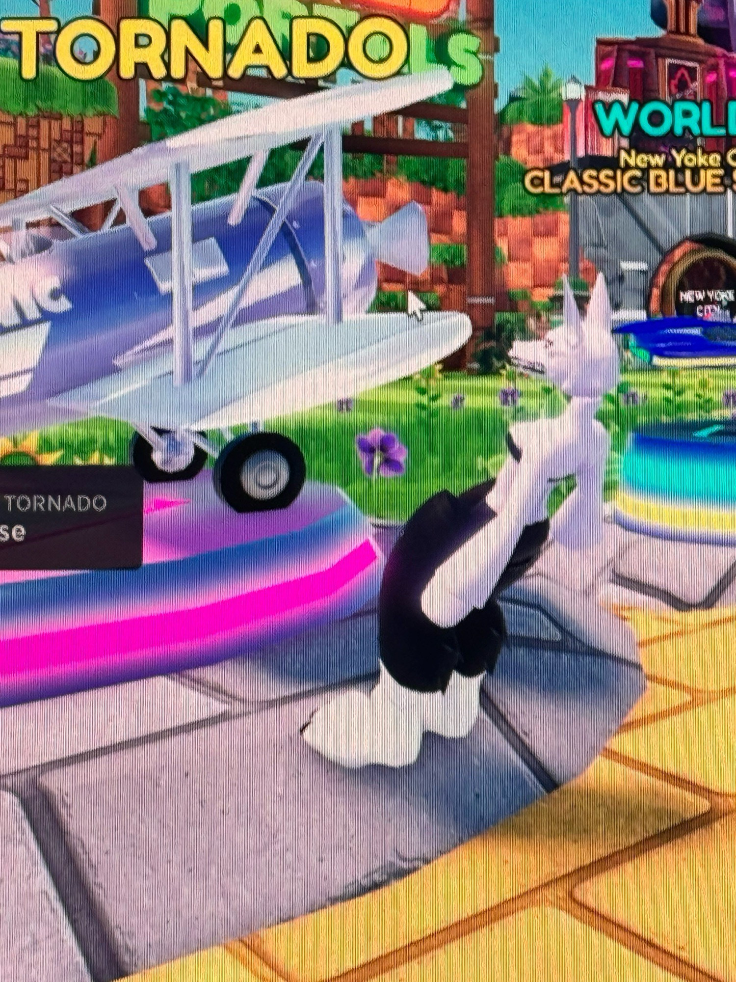 My silly little roblox character converting to the z axis in Sonic Speed Simulator