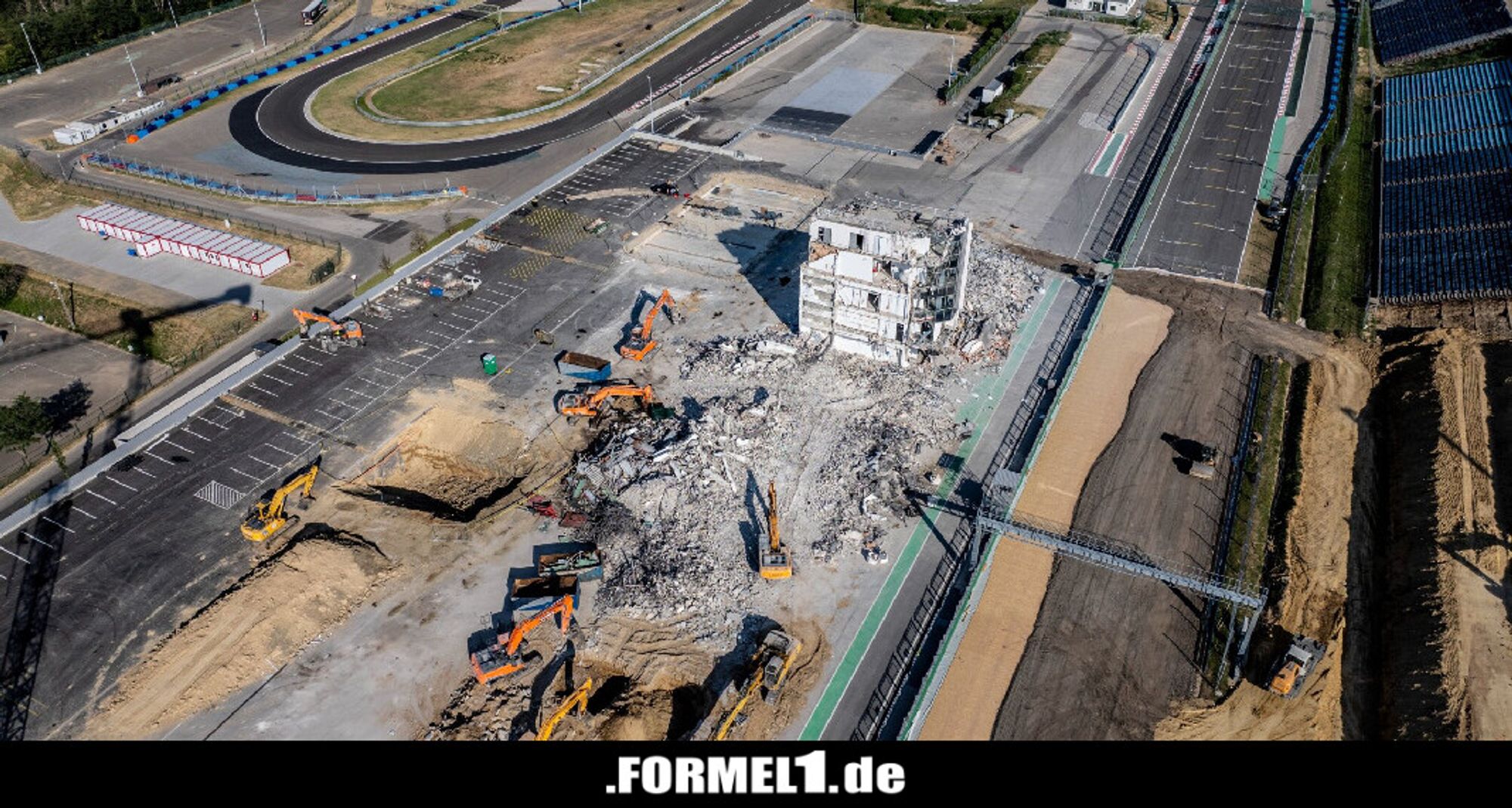 Baustelle am Hungaroring