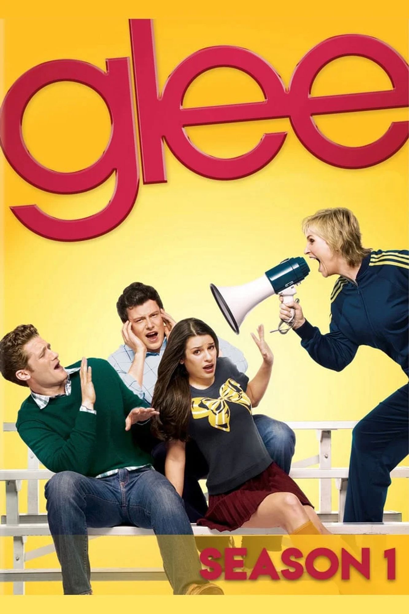 Poster for the season one of the American jukebox musical comedy-drama television series Glee (2009)