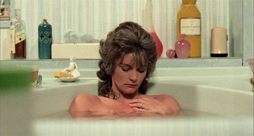 J. Lee might go too far with this scene, which features Margot Kidder full frontal masturbating while remembering being graphically raped and insulted by the man she murdered. Just bonkers disturbingly tasteless hornball stuff from the director of Kinjite. 