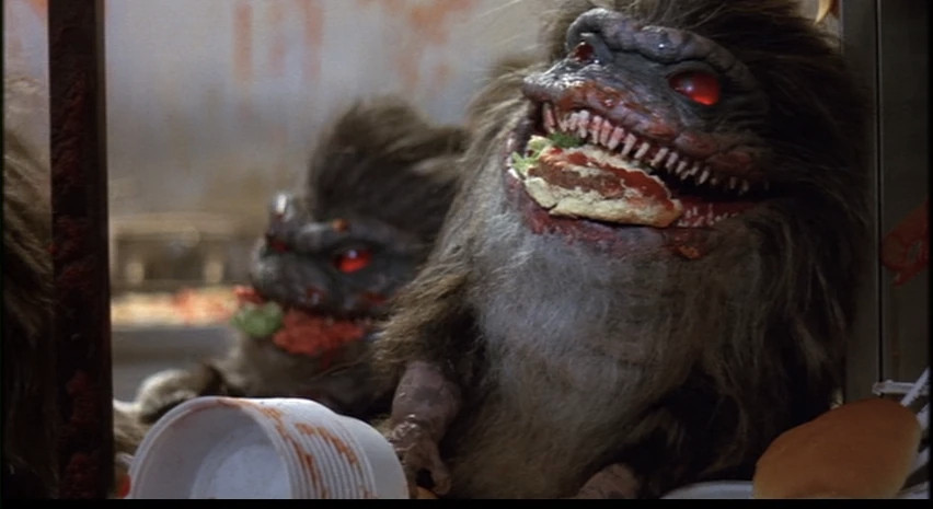 crites from critters doing - what else? - eating and making a dang mess