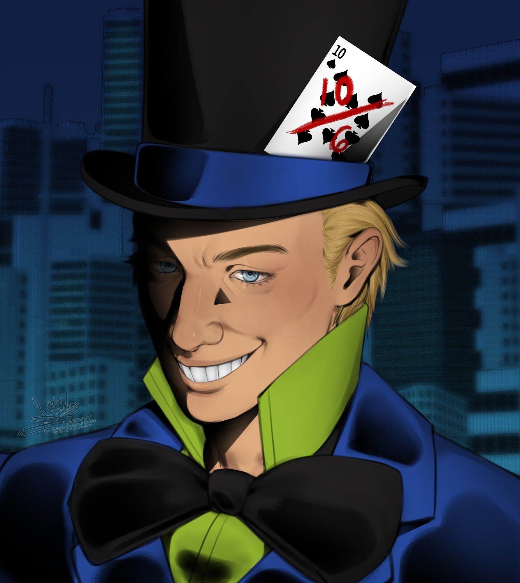 it's Jervis Tetch (the mad hatter) from BTAS