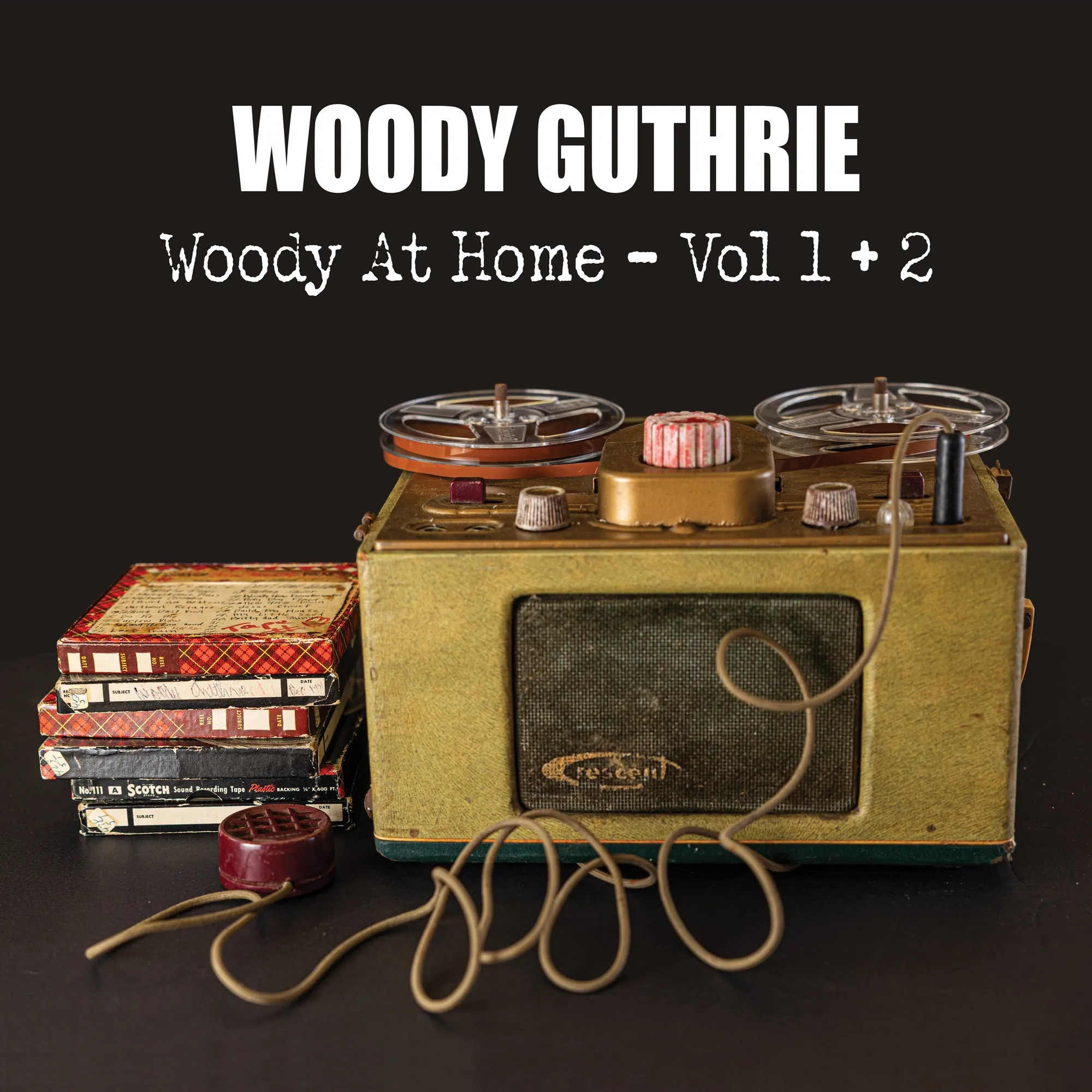 Album cover for Woody Guthrie at Home Vol1 and 2